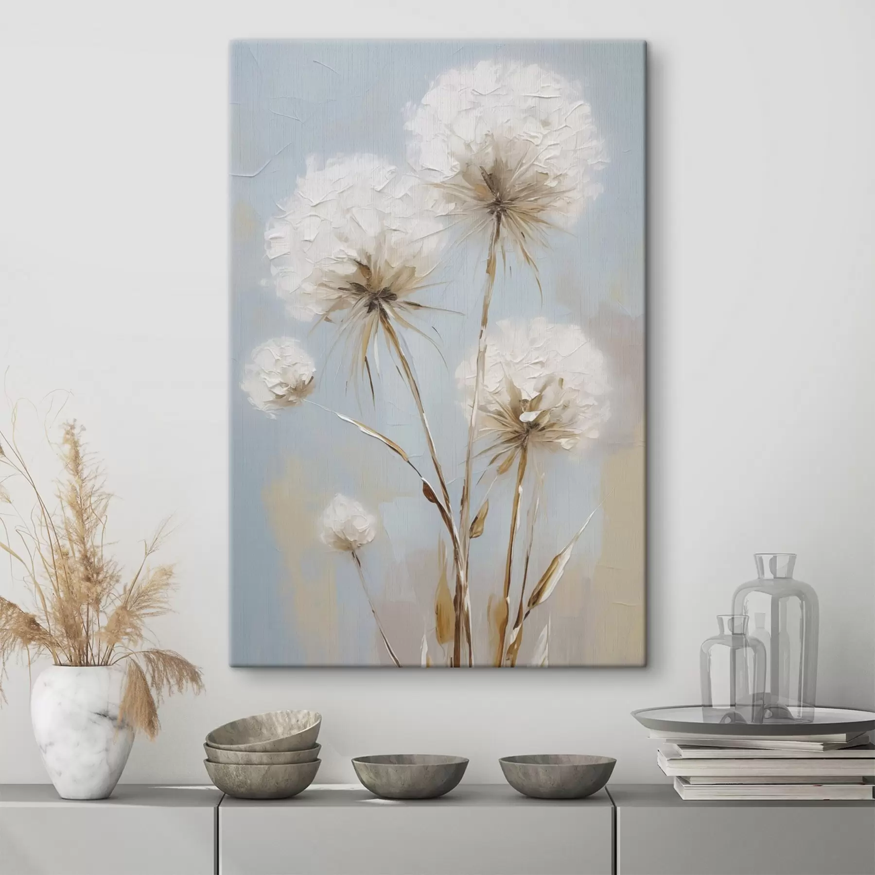 Wandbilder Gemälde im Stil von „Dandelions“ s49895