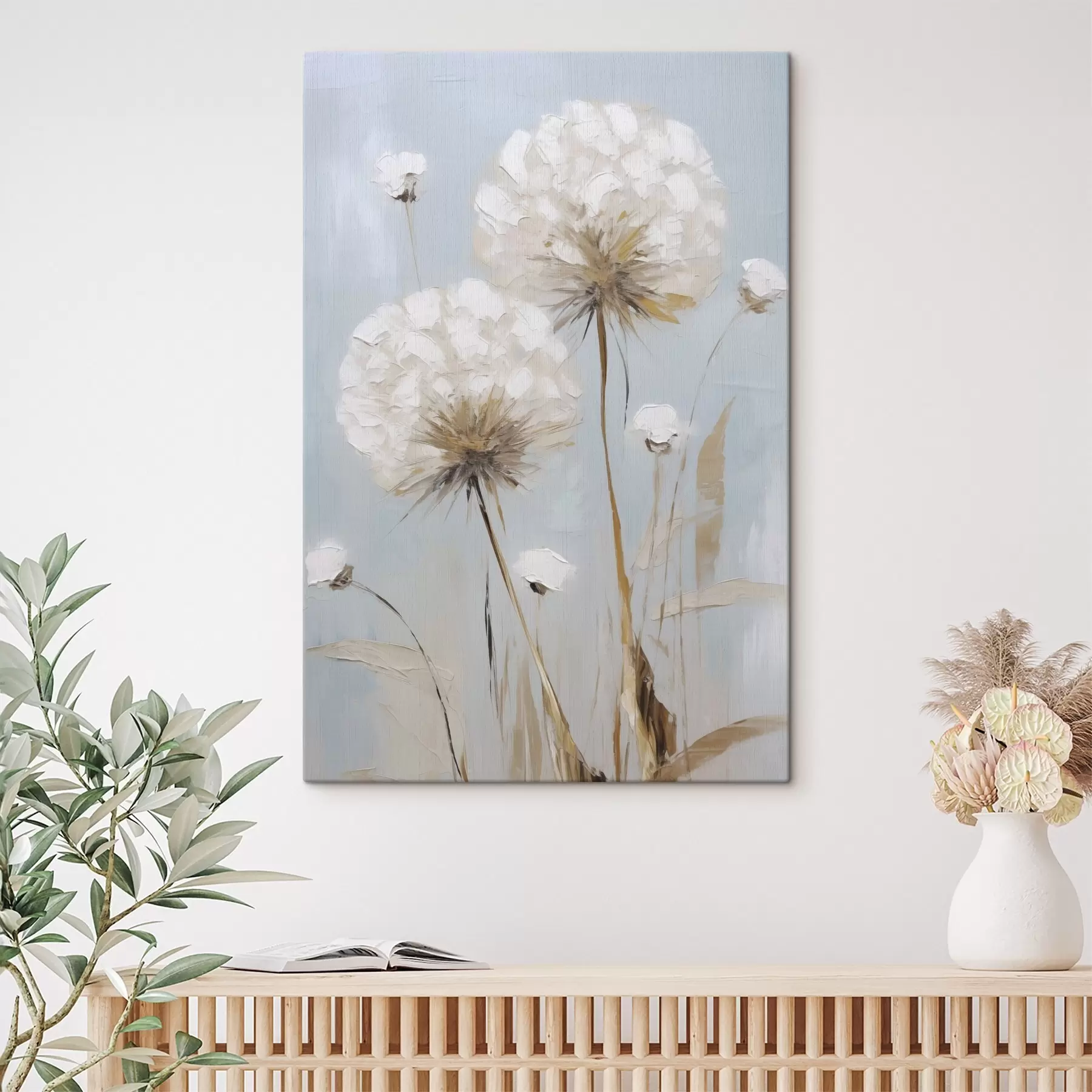 Wandbilder Gemälde im Stil von „Dandelions“ s49896