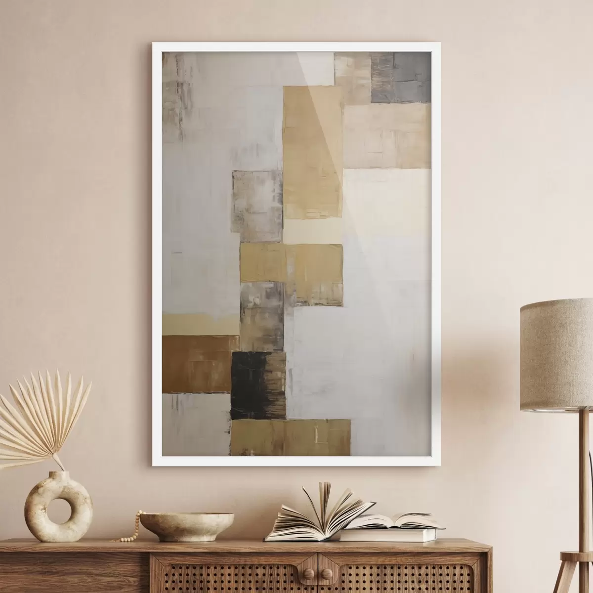 Poster Abstraktion Nachahmung der Malerei f49897