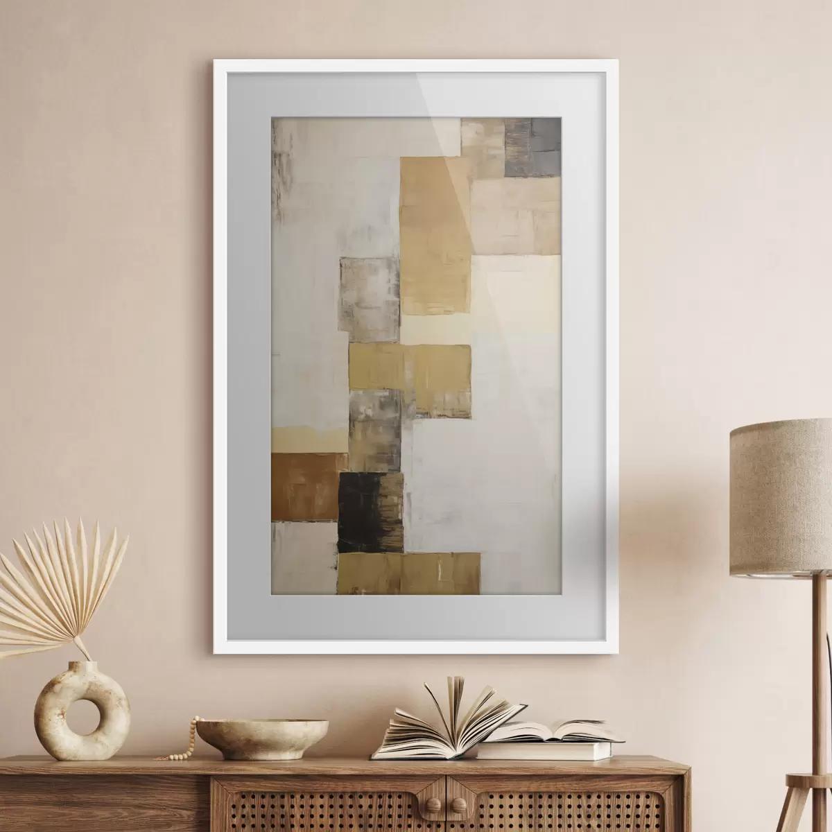 Poster Abstraktion Nachahmung der Malerei f49897