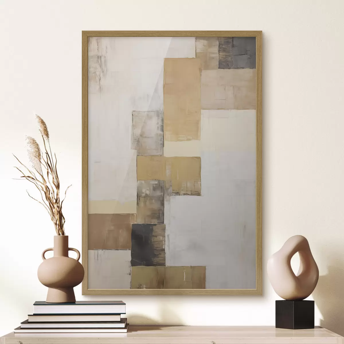 Poster Abstraktion Nachahmung der Malerei f49897