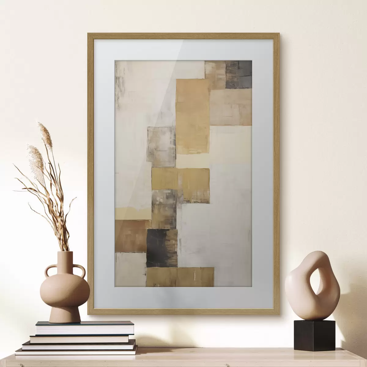 Poster Abstraktion Nachahmung der Malerei f49897