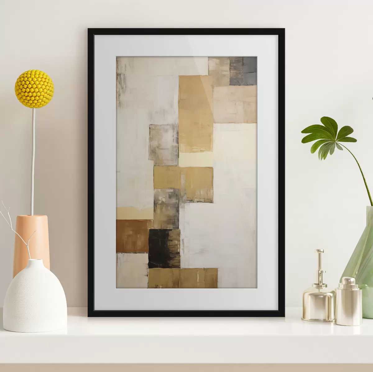 Poster Abstraktion Nachahmung der Malerei f49897