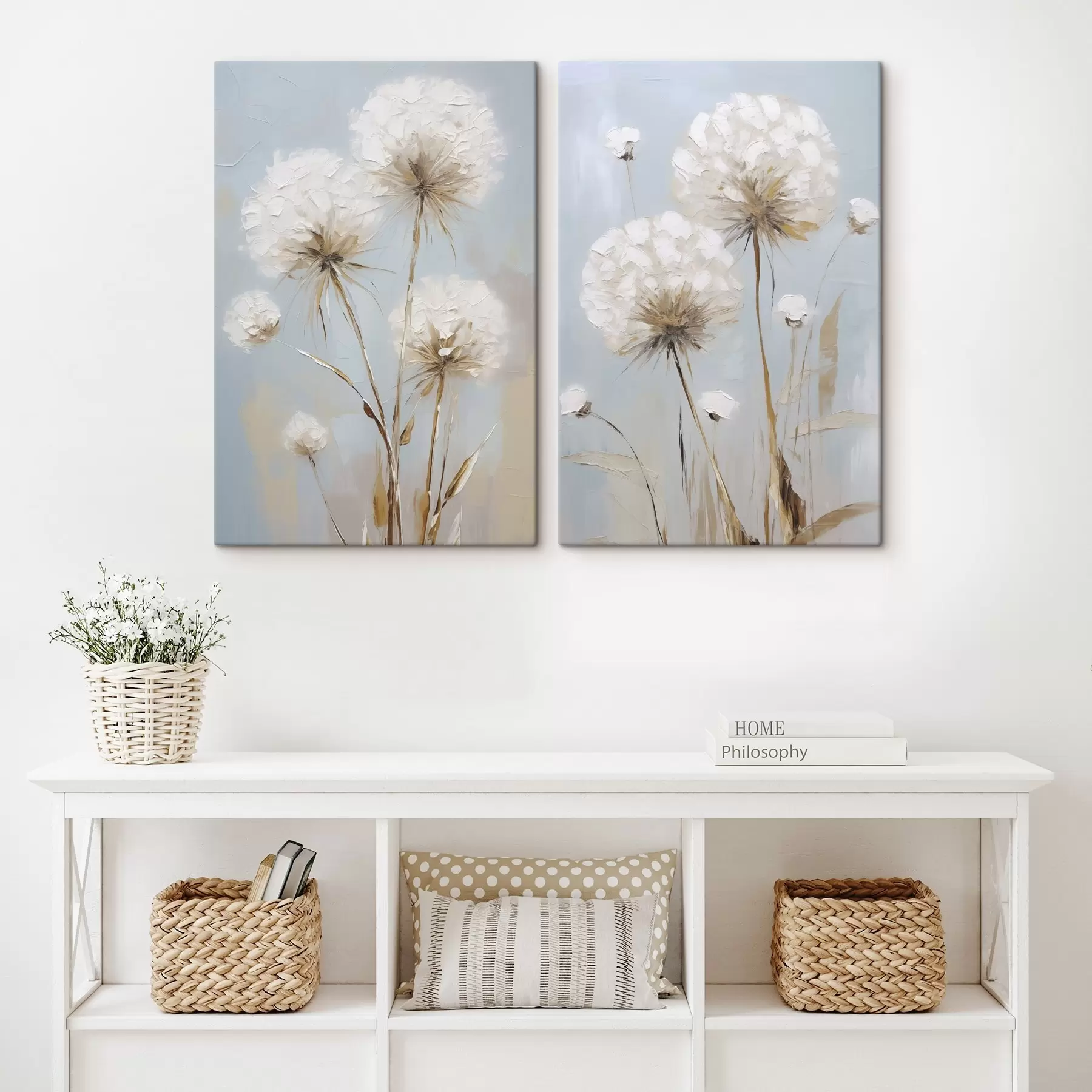 Wandbilder Gemälde im Stil von „Dandelions“ m30731