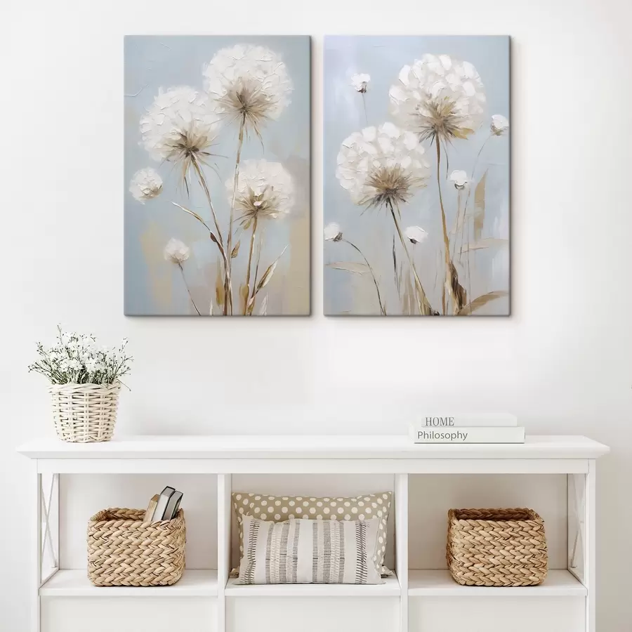 Wandbilder Gemälde im Stil von „Dandelions“ m30731