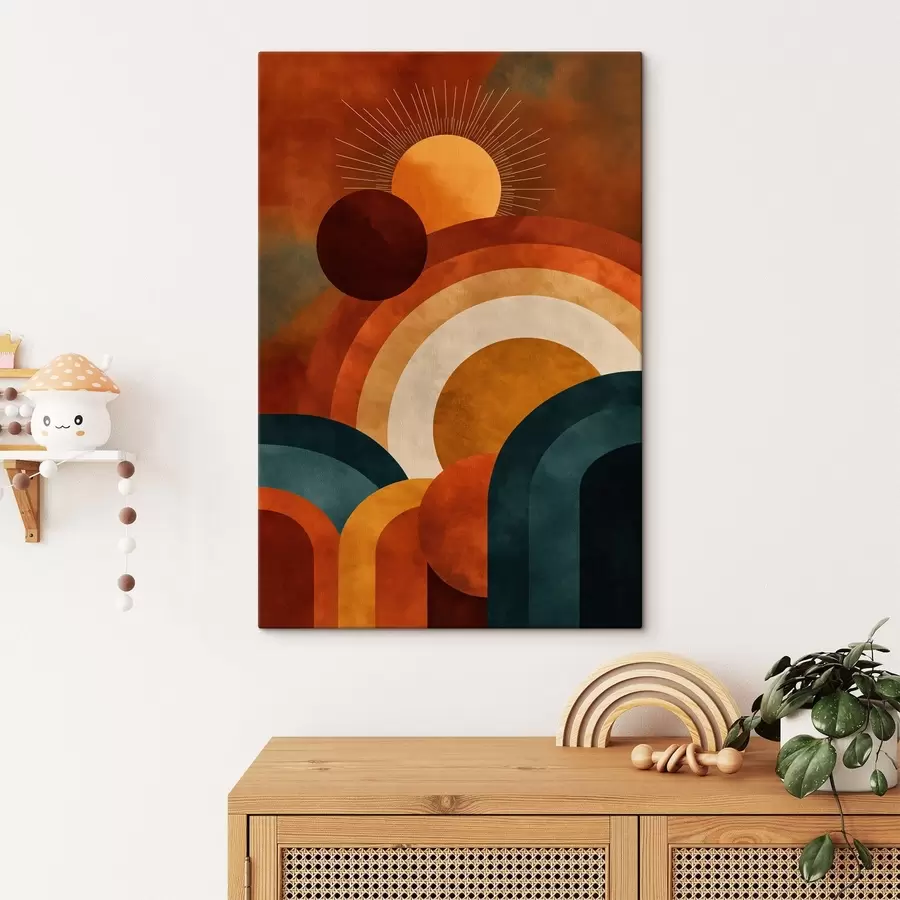 Wandbilder Geometrie mit der Sonne s49911