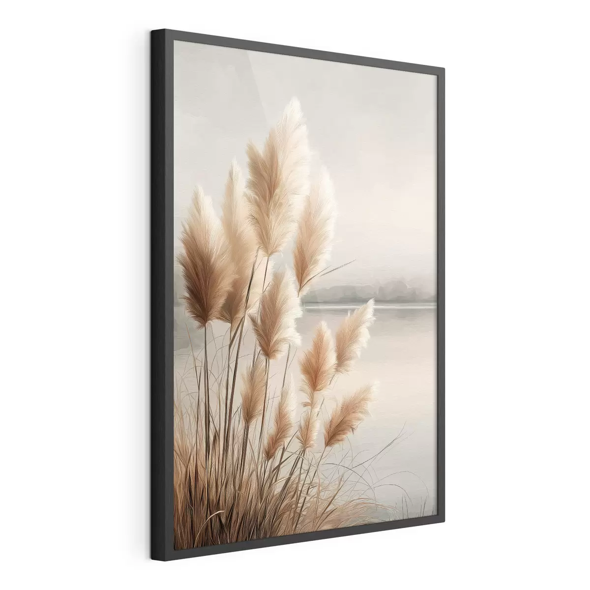 Poster Pampasgras am Fluss f49925
