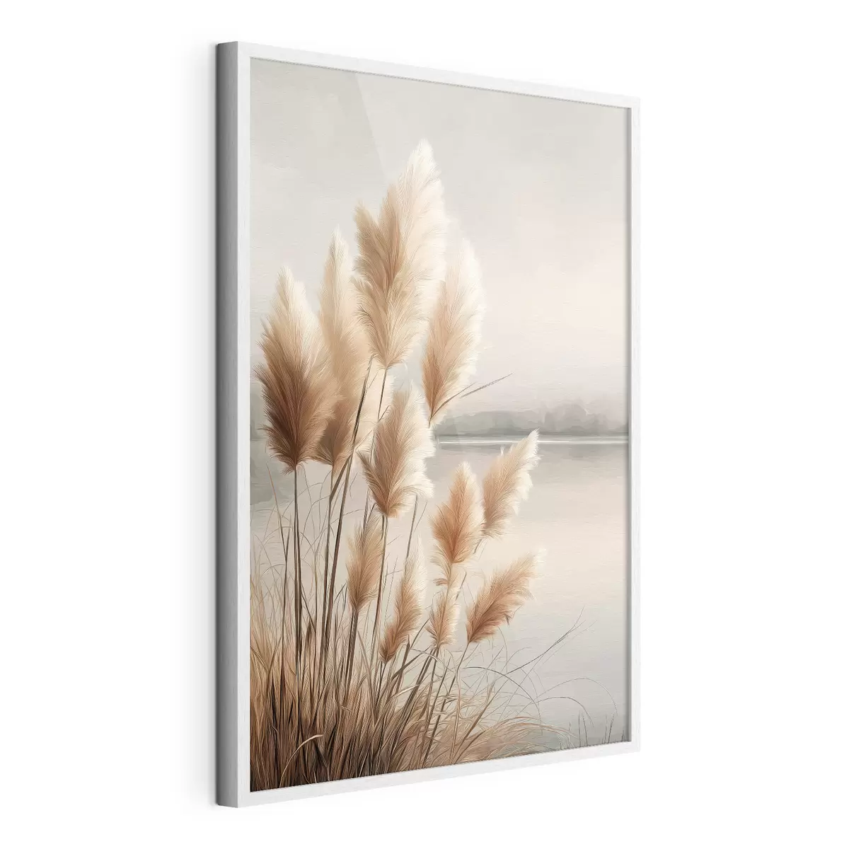 Poster Pampasgras am Fluss f49925