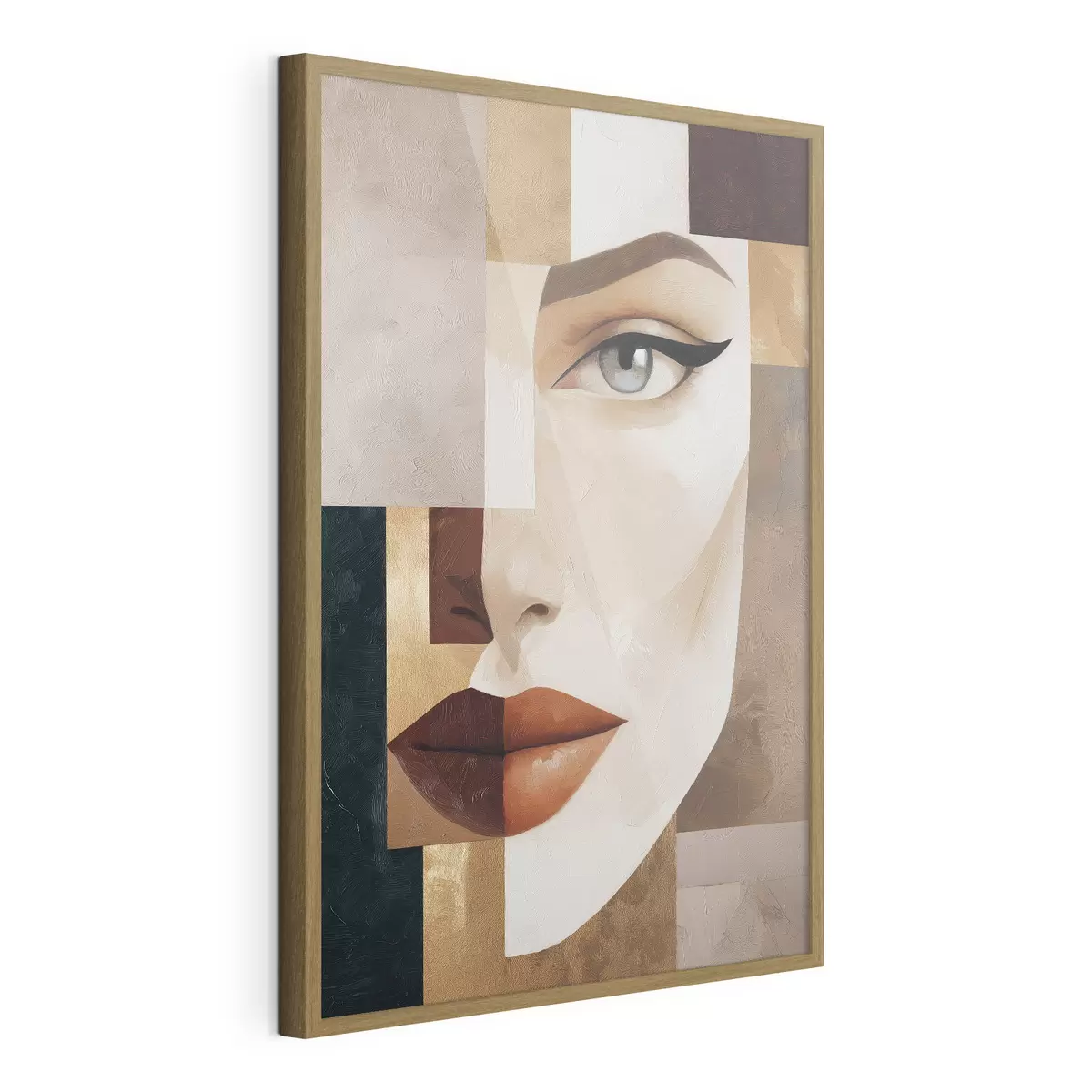Poster Ein abstraktes Gesicht f49934