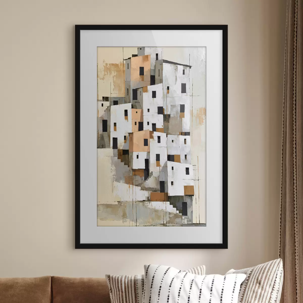 Poster Abstrakte Häuser f49760