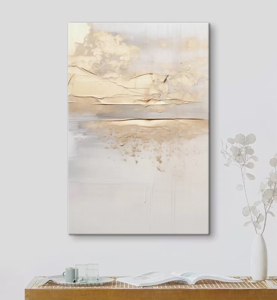Wandbilder Beige Abstraktion s49986