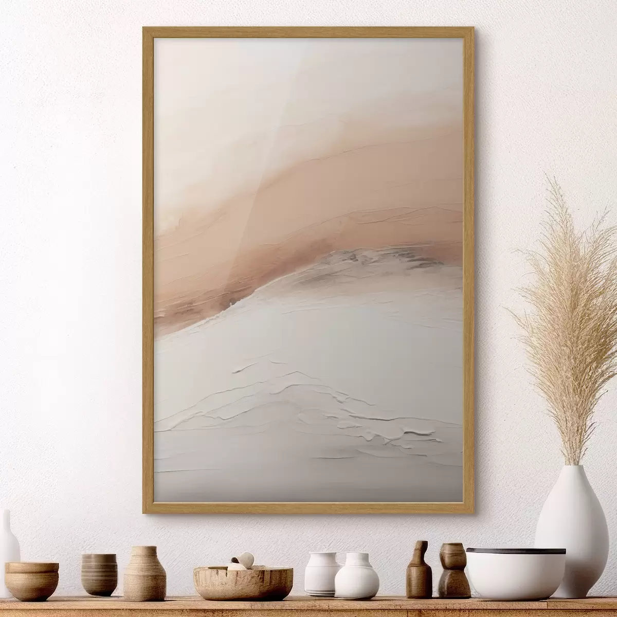 Poster Abstraktion mit Wolken f49995