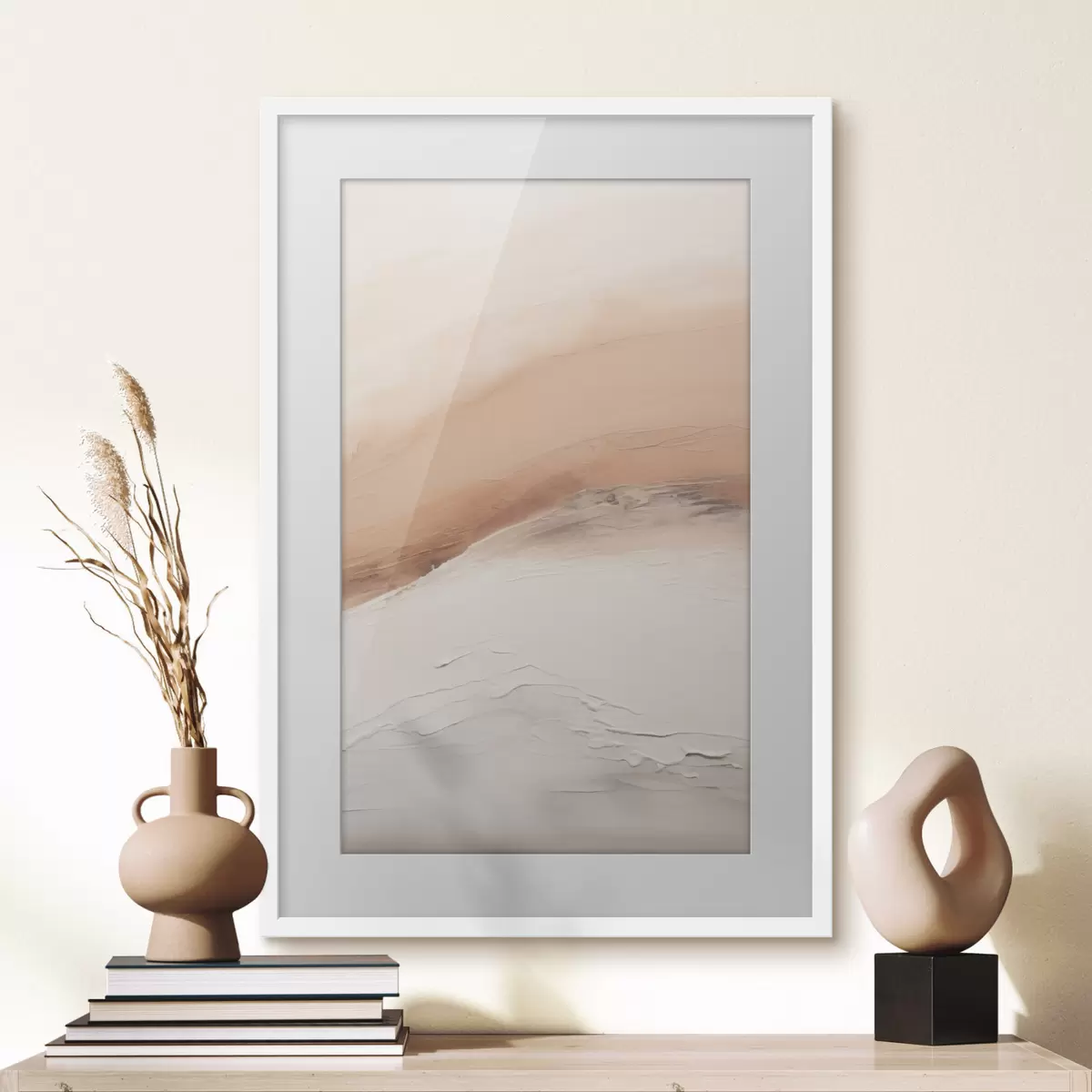 Poster Abstraktion mit Wolken f49995