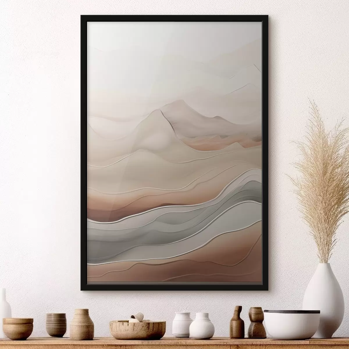 Poster Luftige Abstraktion f49996