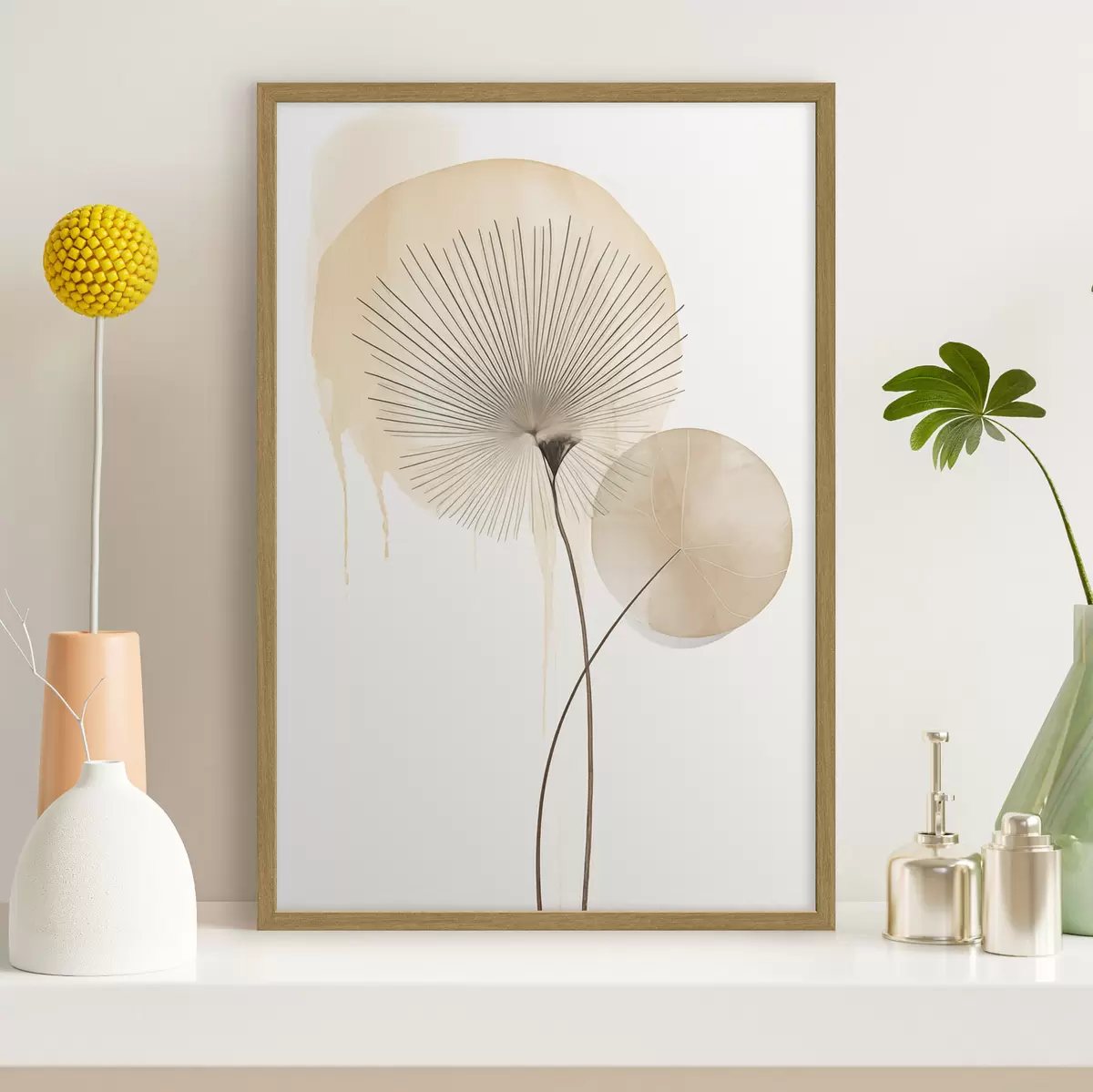 Poster Beige-Komposition f49999