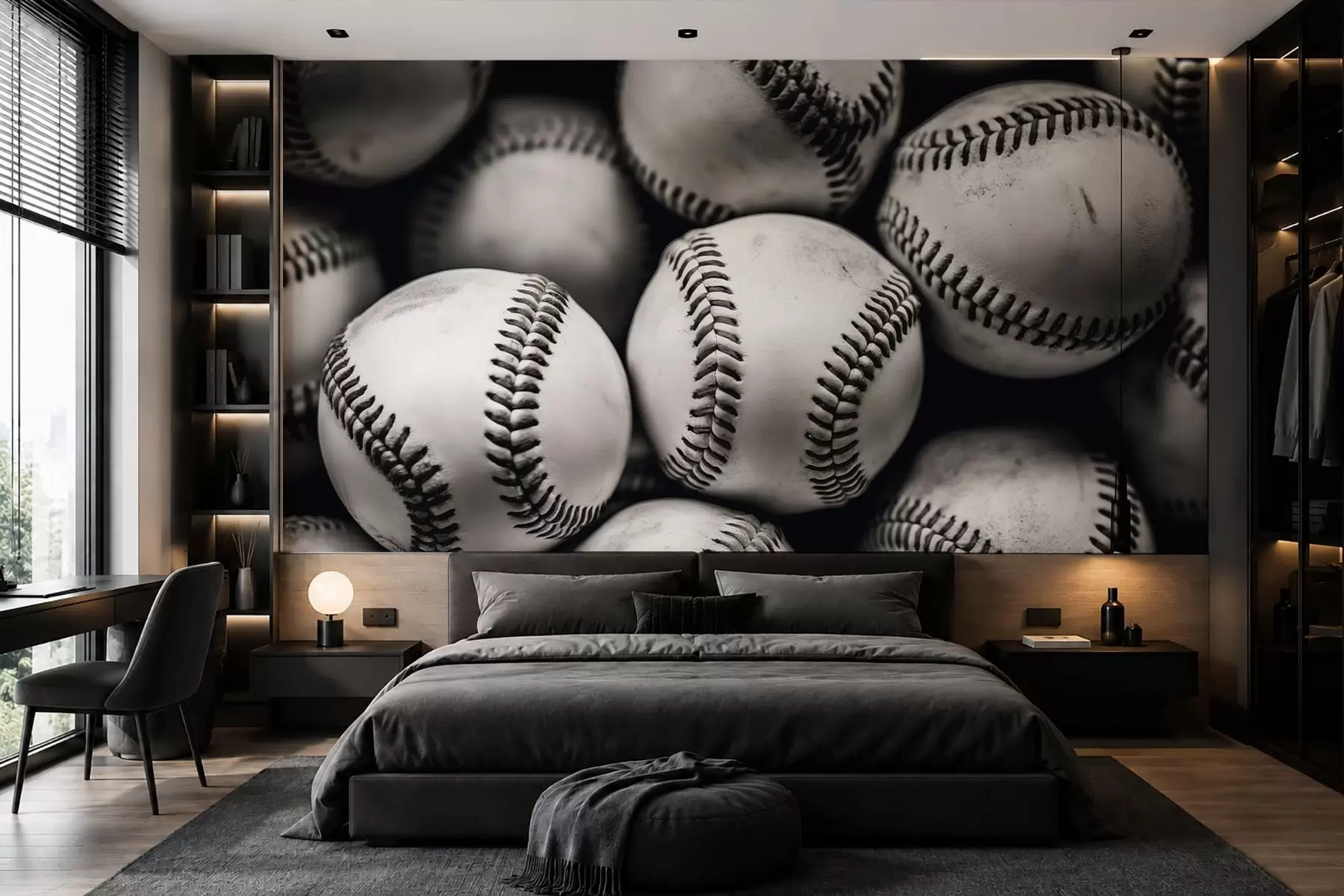 Fototapete Baseballbälle w09966
