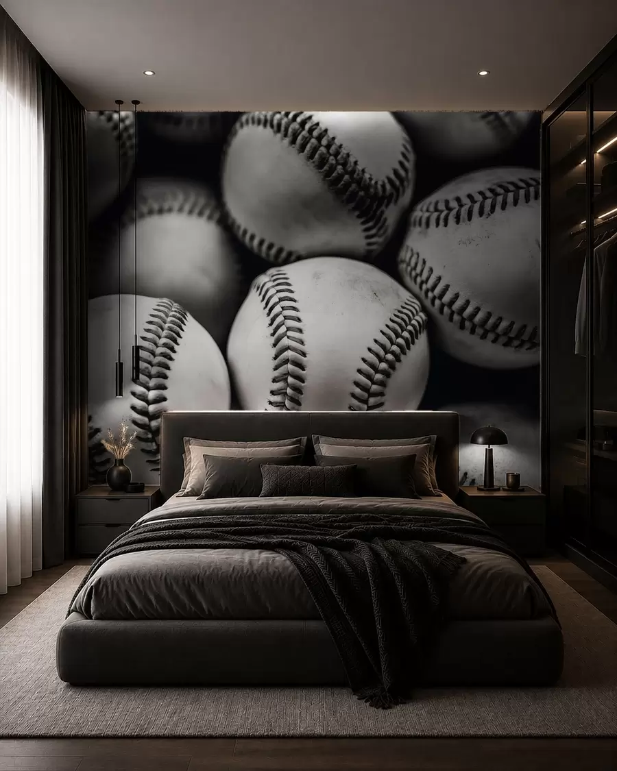 Fototapete Baseballbälle w09966