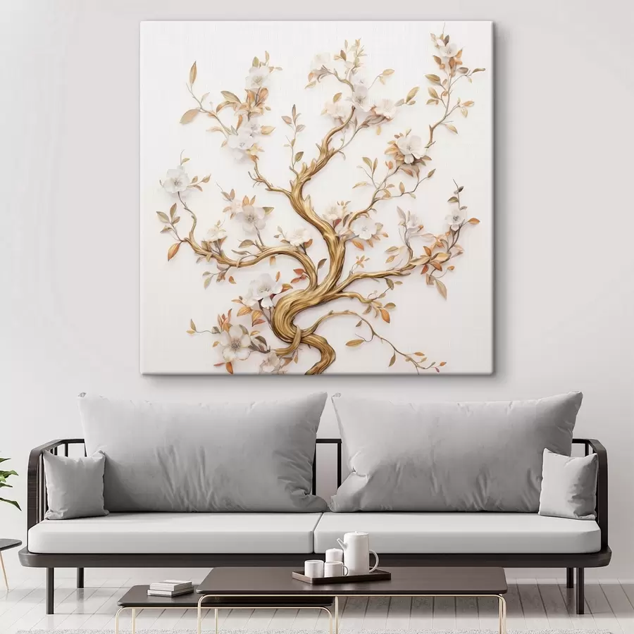 Wandbilder Blühender Baum s50020