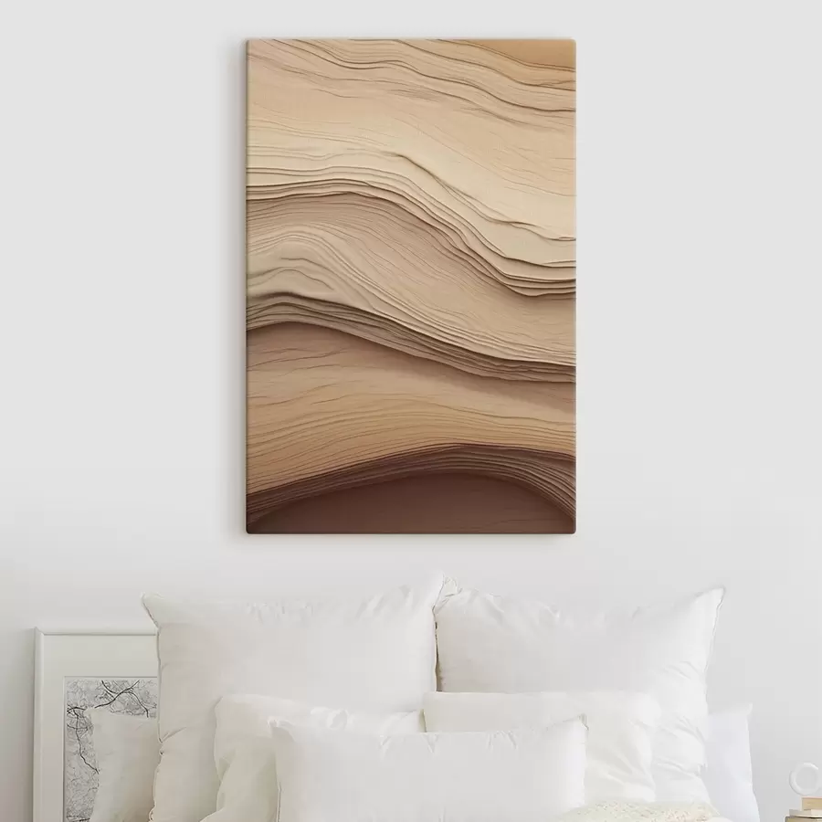 Wandbilder Beige Abstraktion s50023