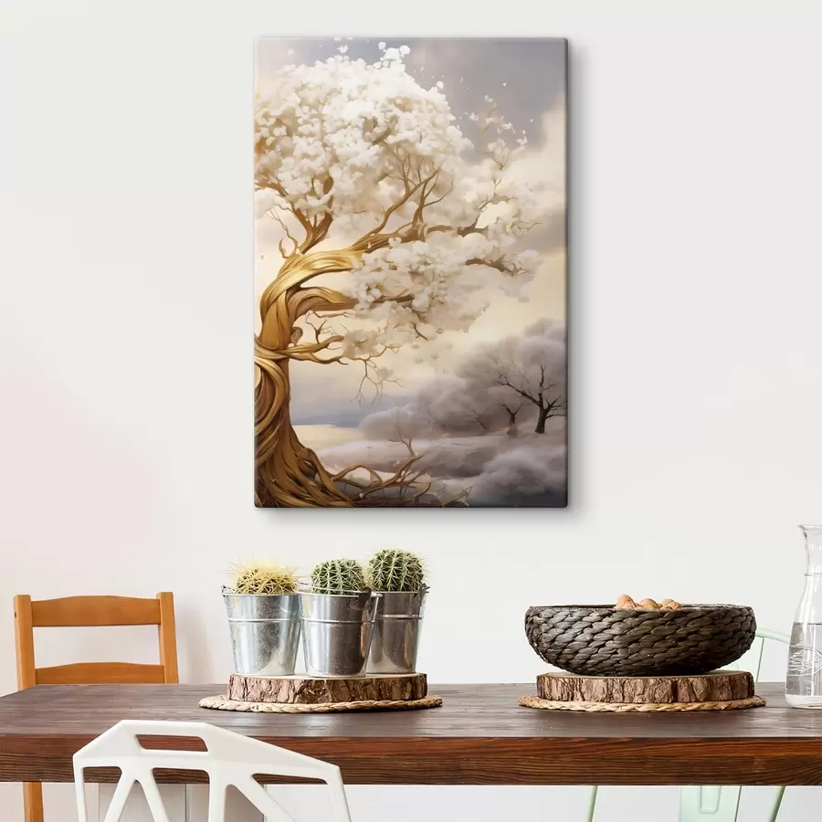 Wandbilder Baum in den Wolken s50030