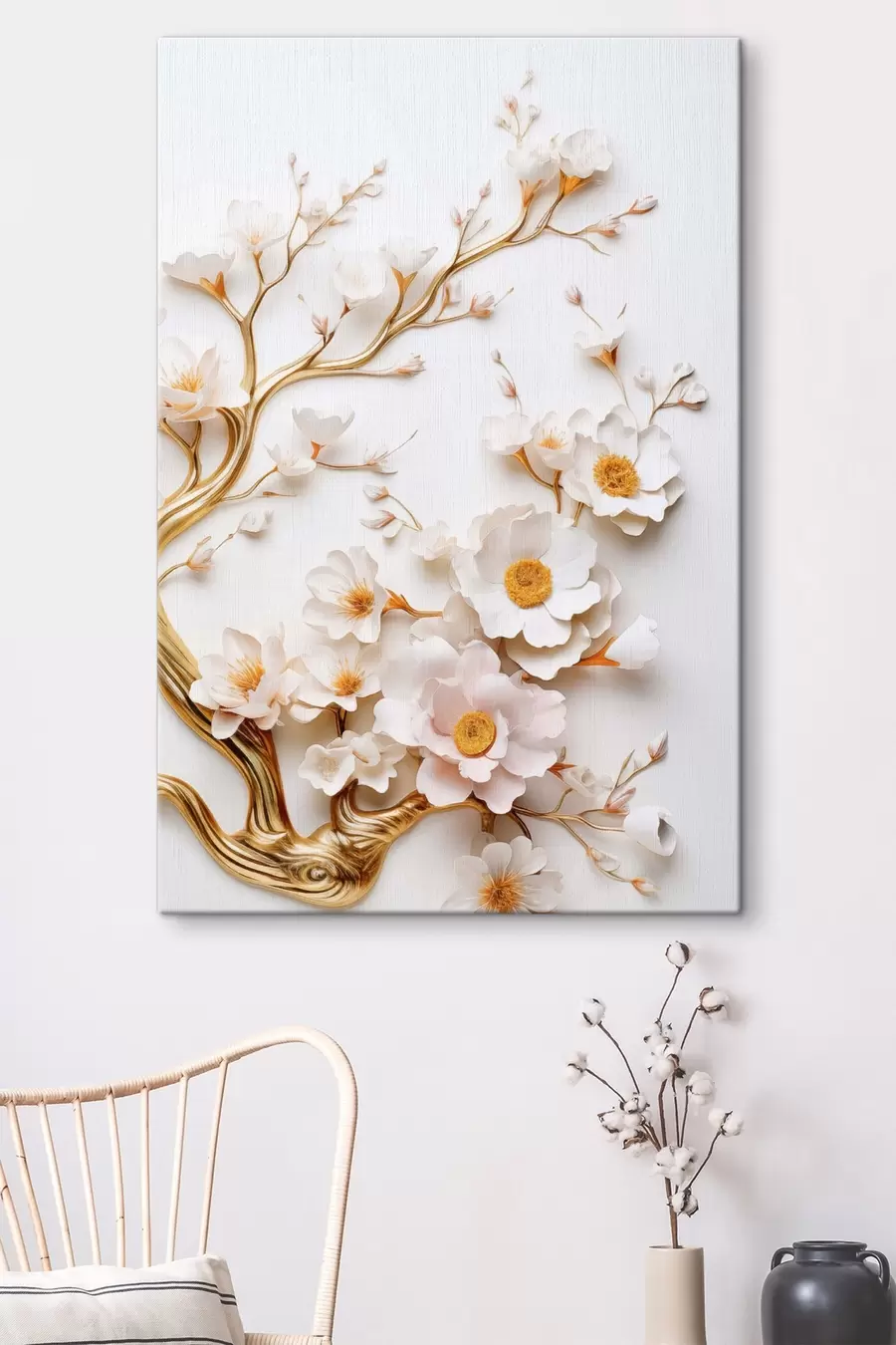 Wandbilder Weiße Magnolien s50033