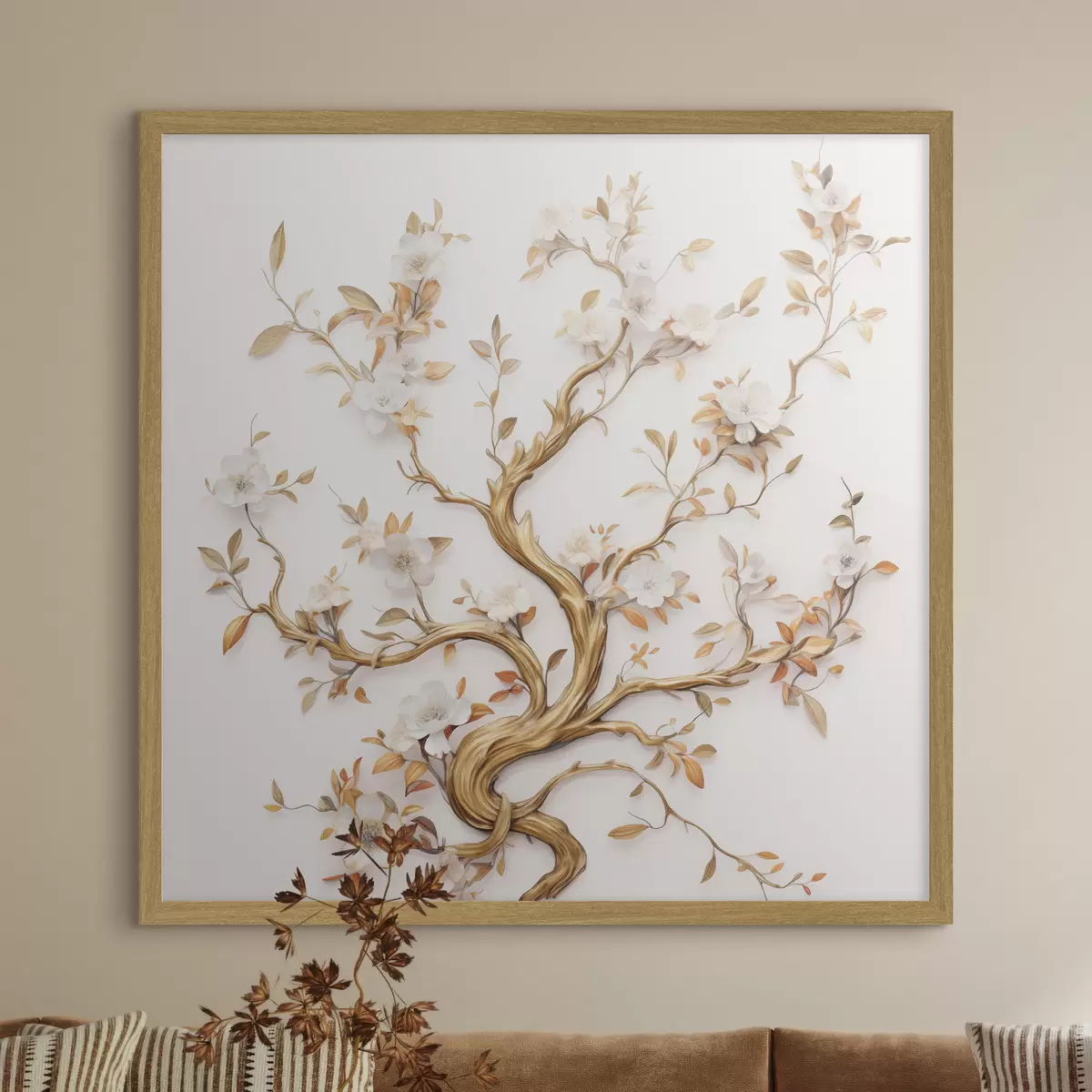 Poster Blühender Baum f50020