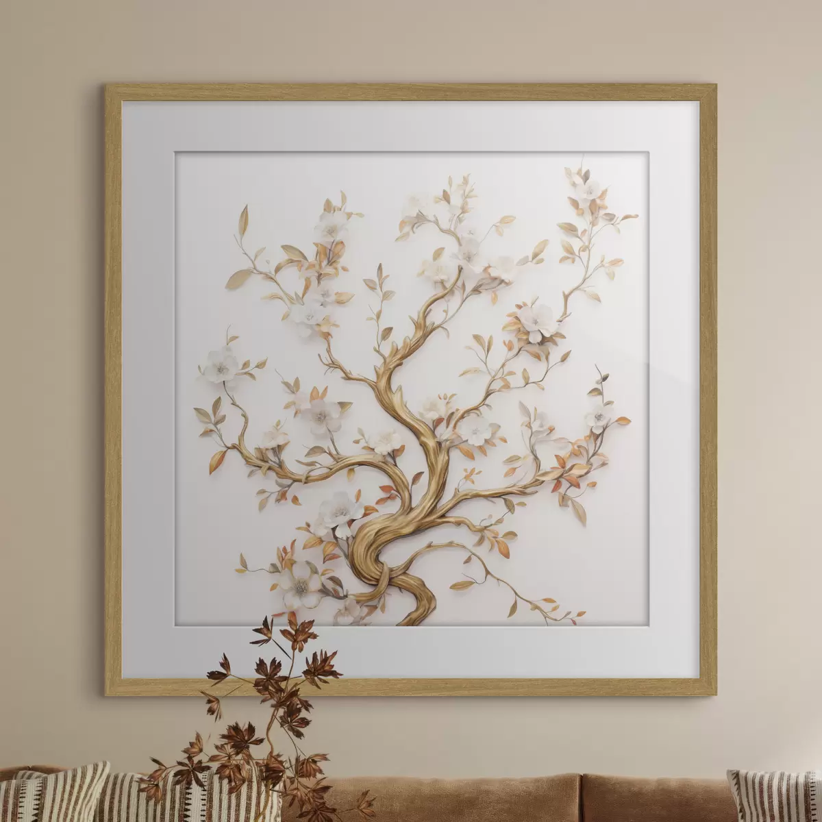 Poster Blühender Baum f50020