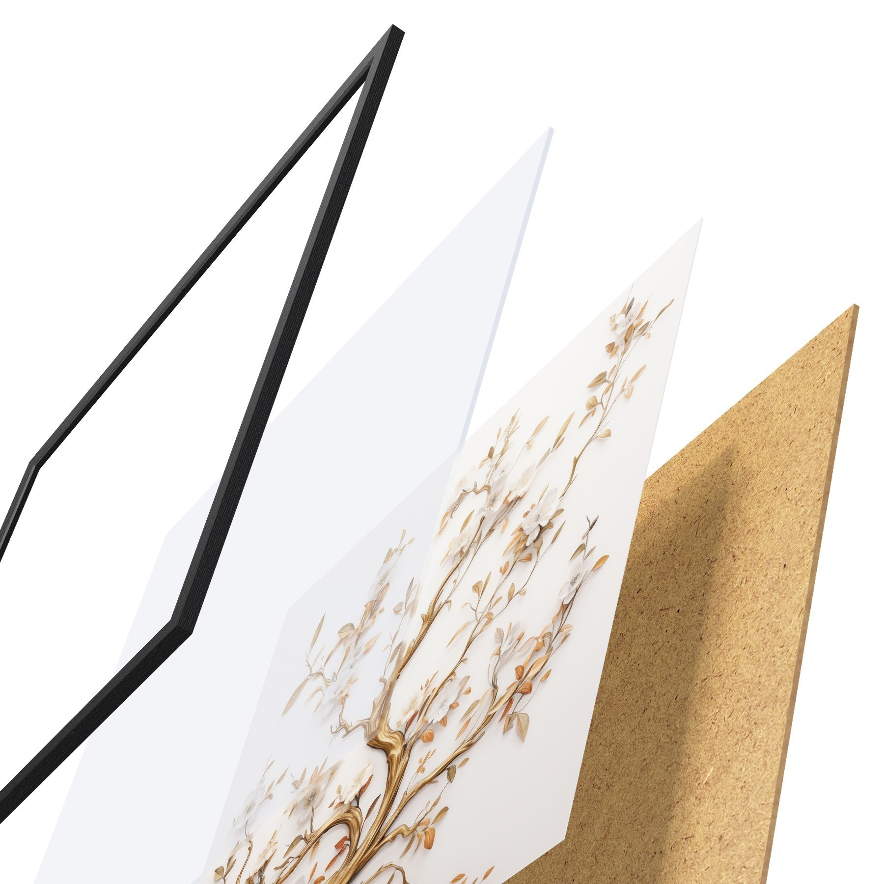 Poster Blühender Baum f50020