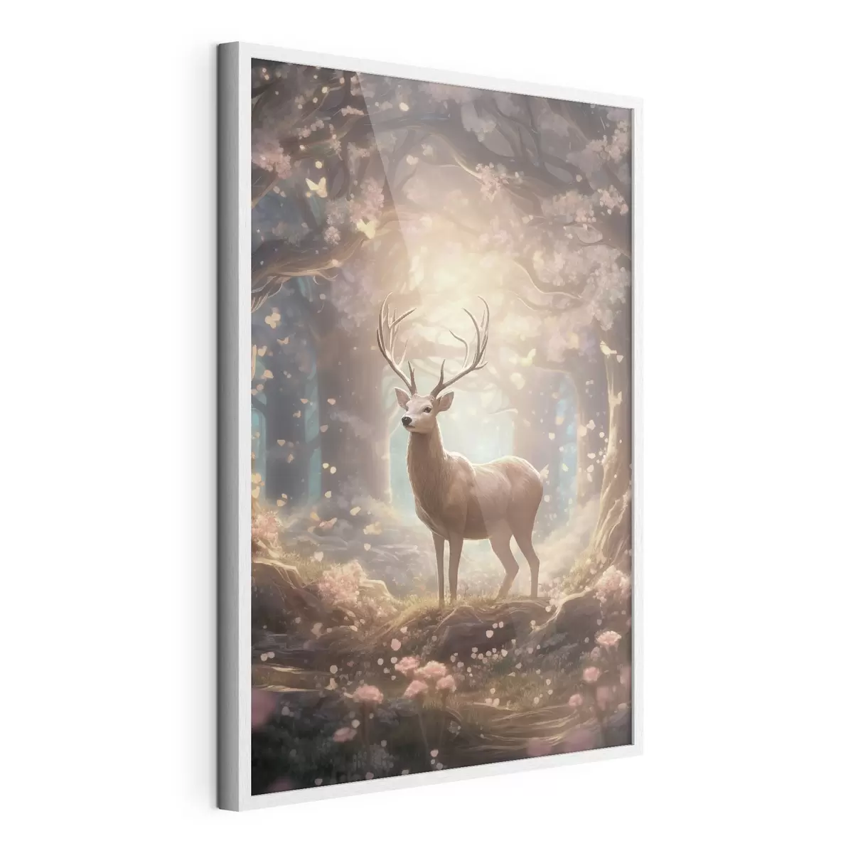 Poster Hirsche im Wald f50028