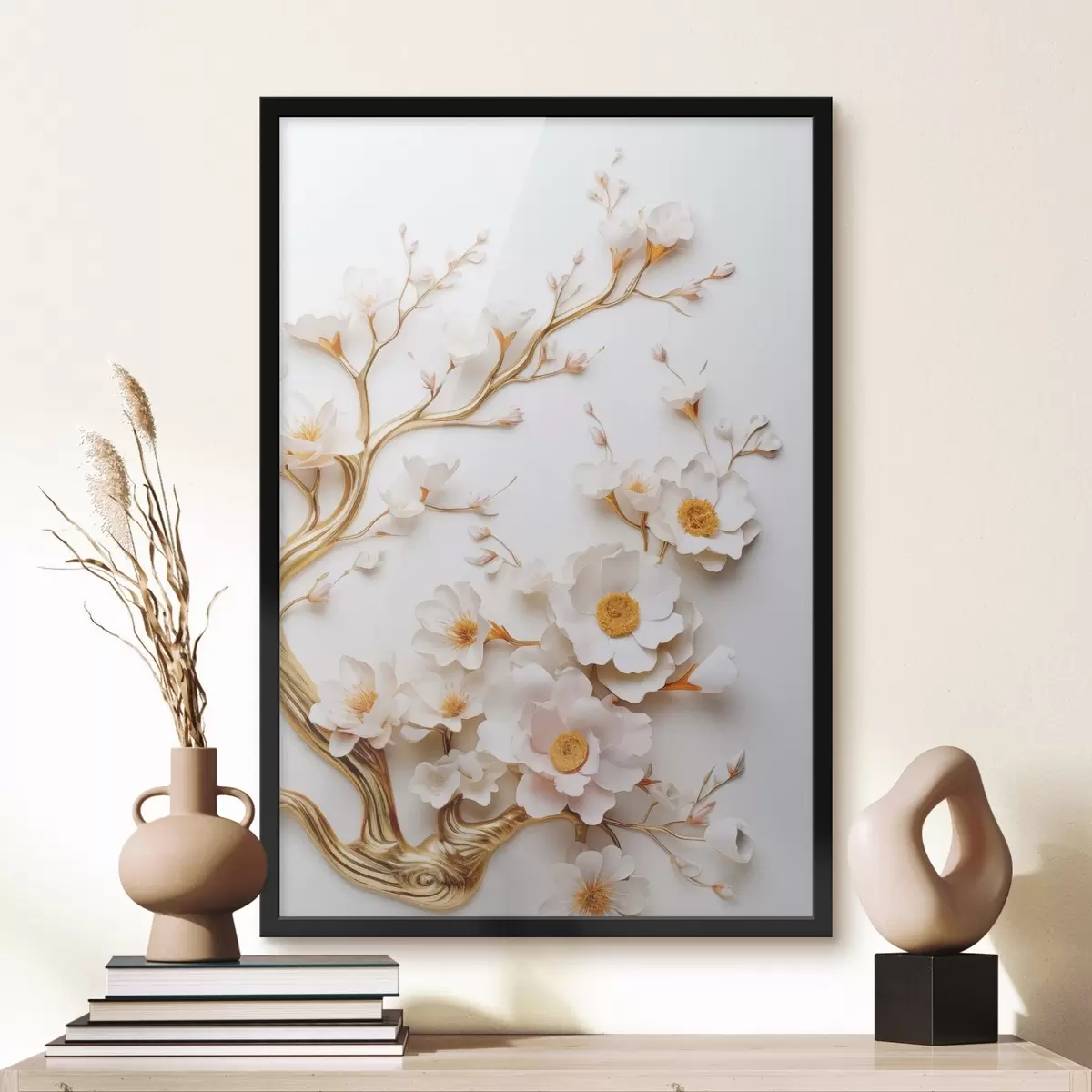 Poster Weiße Magnolien f50033