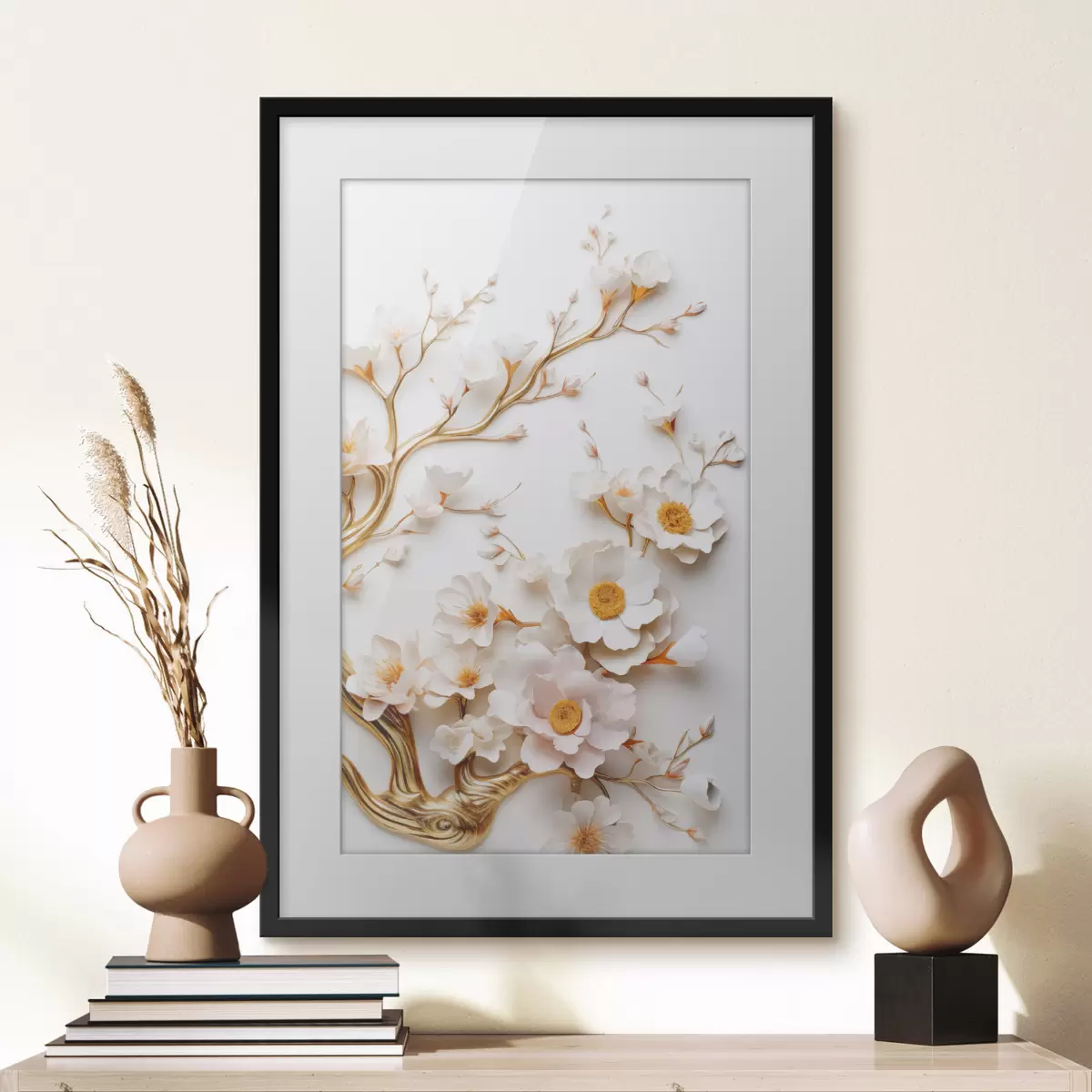 Poster Weiße Magnolien f50033