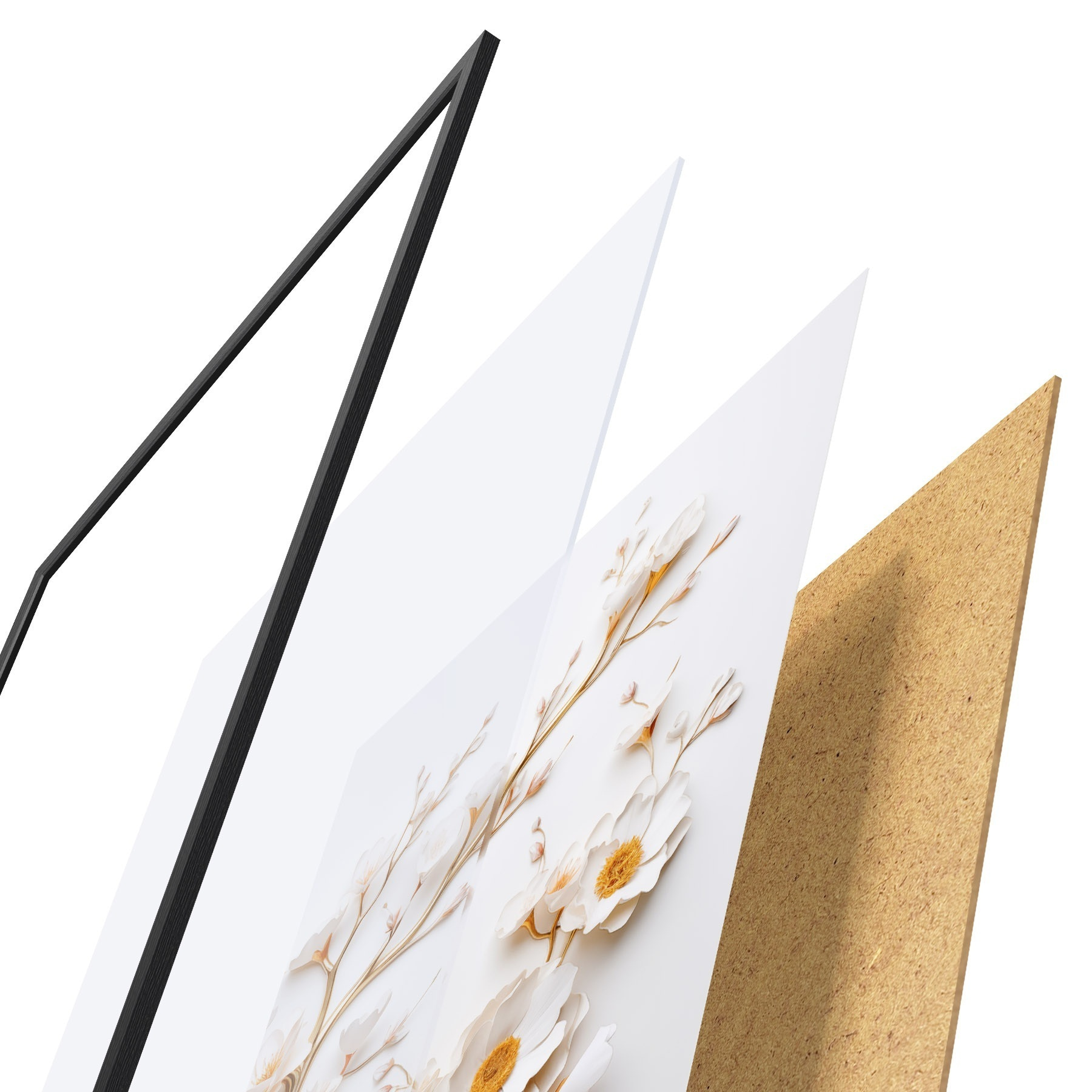 Poster Weiße Magnolien f50033