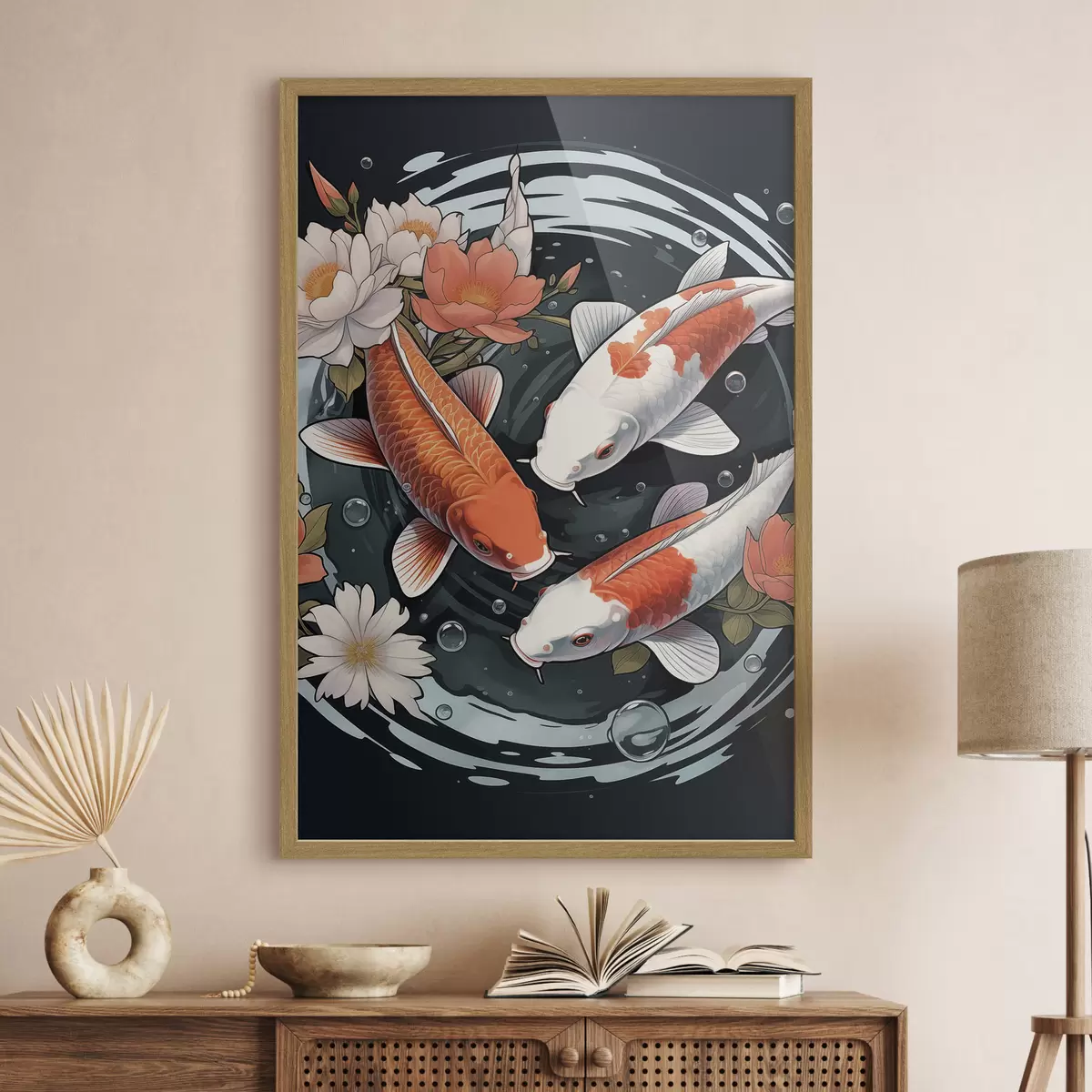 Poster Koi Karpfen f50035