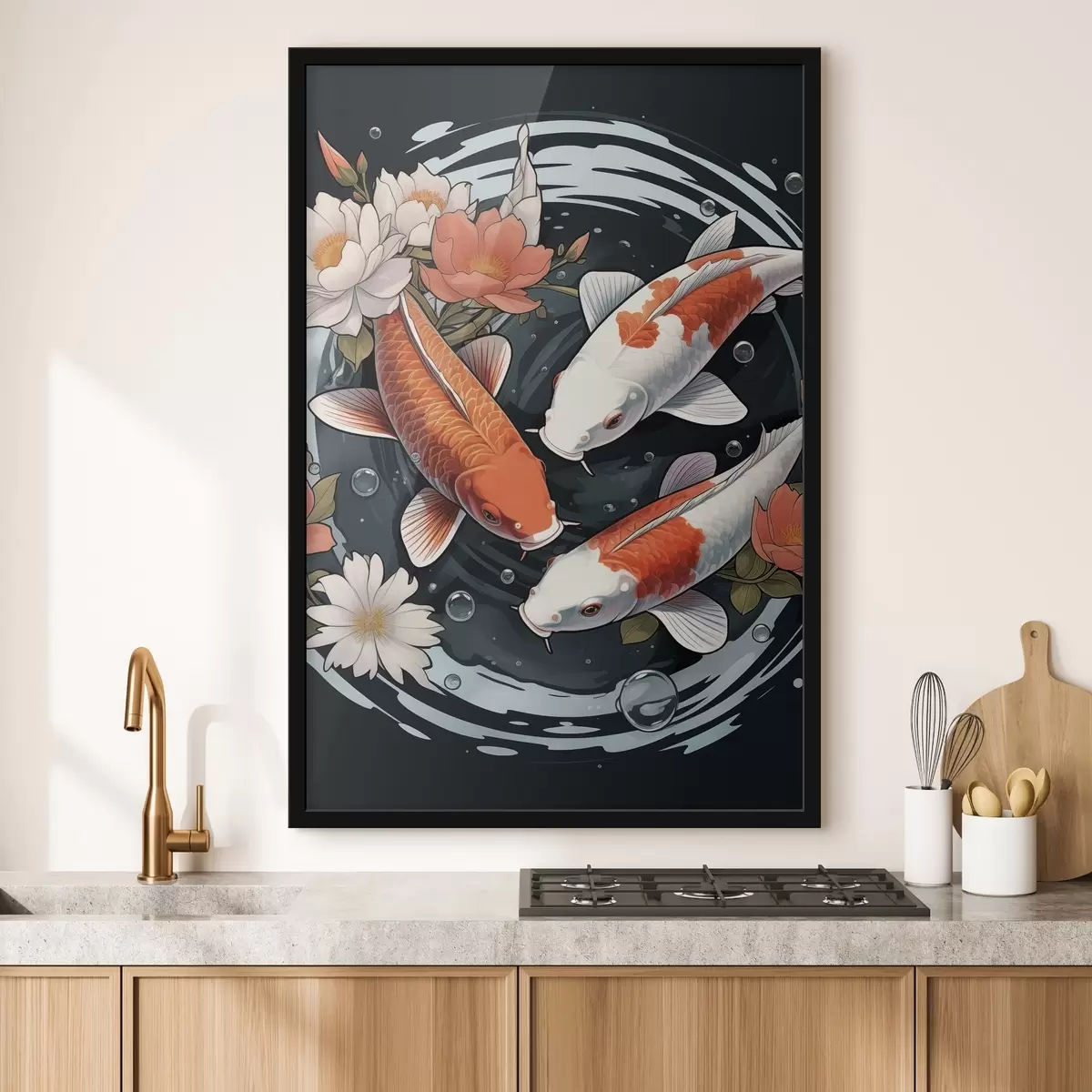 Poster Koi Karpfen f50035