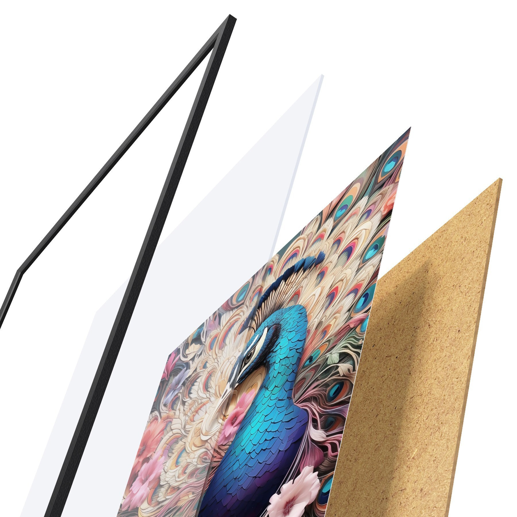 Poster Pfau f50036
