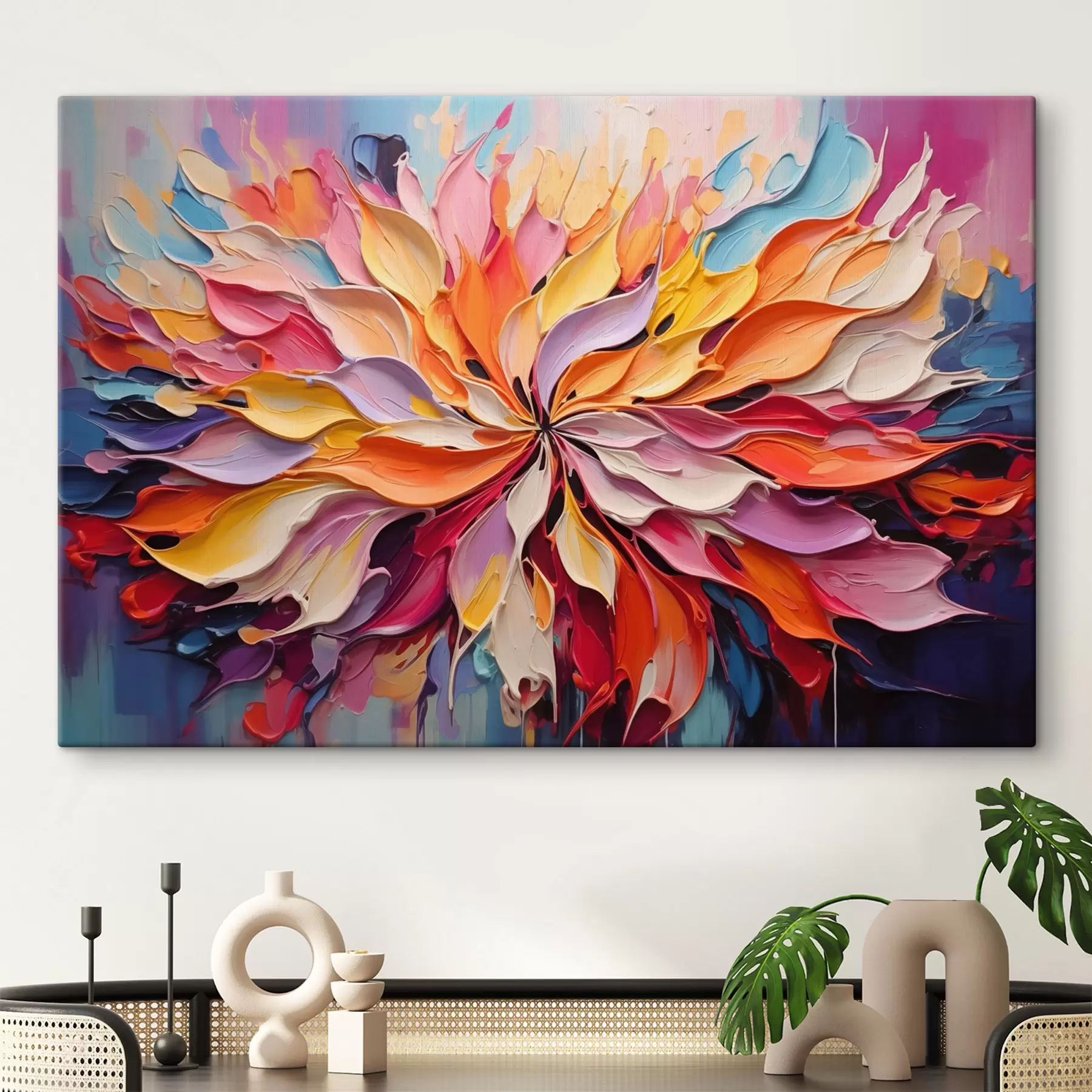 Wandbilder Abstrakte Blume s50045