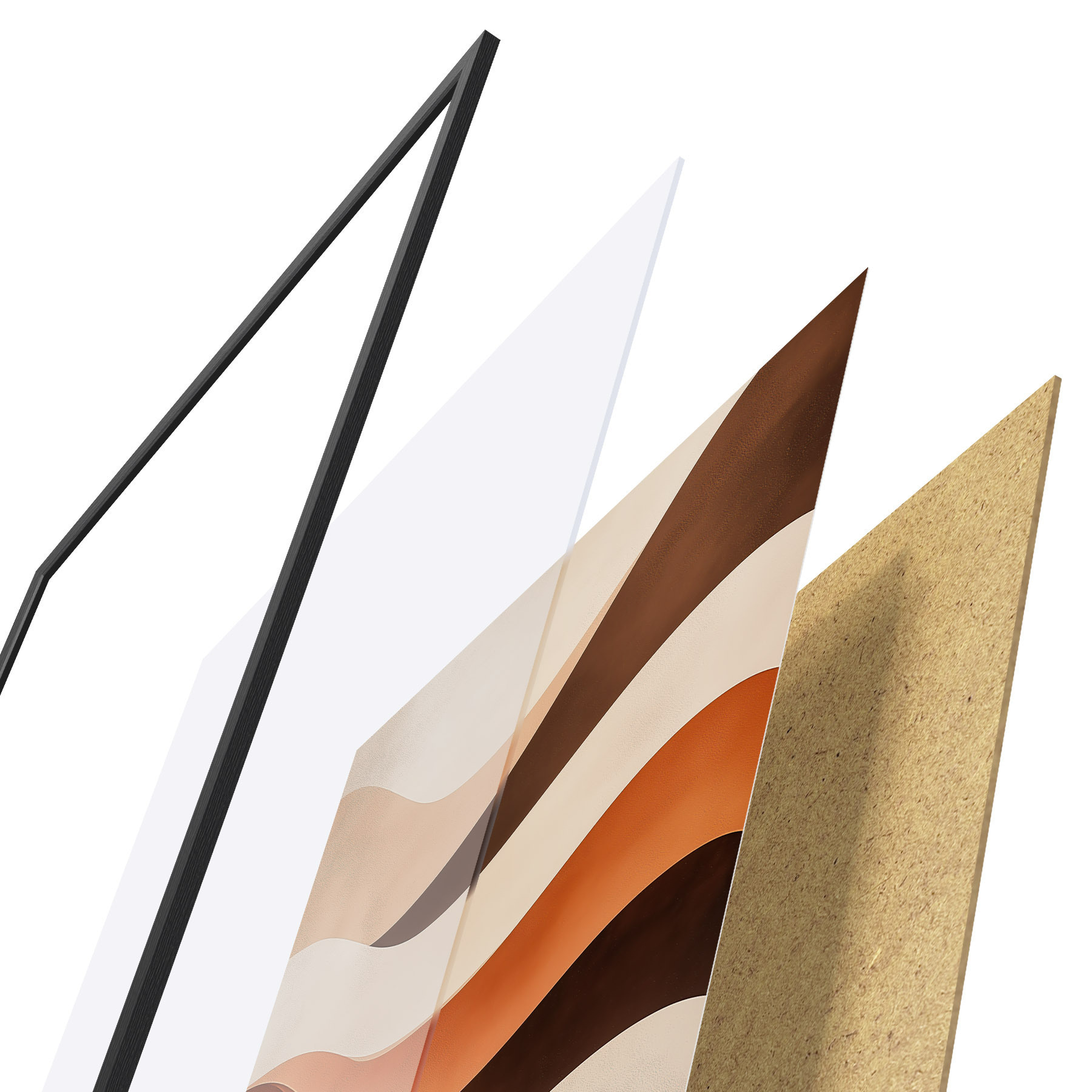 Poster Abstrakte Linien f50040