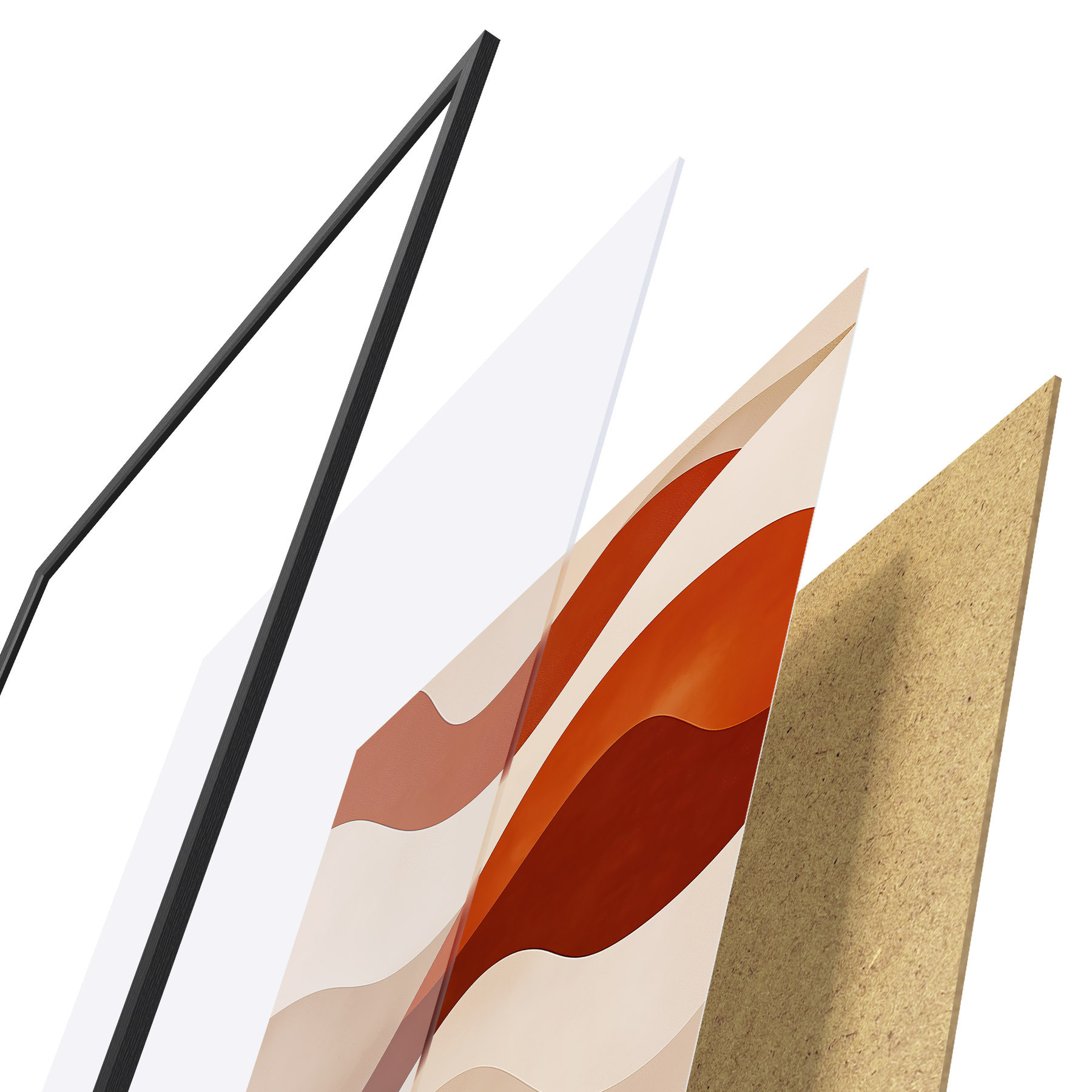 Poster Abstrakte Linien f50041