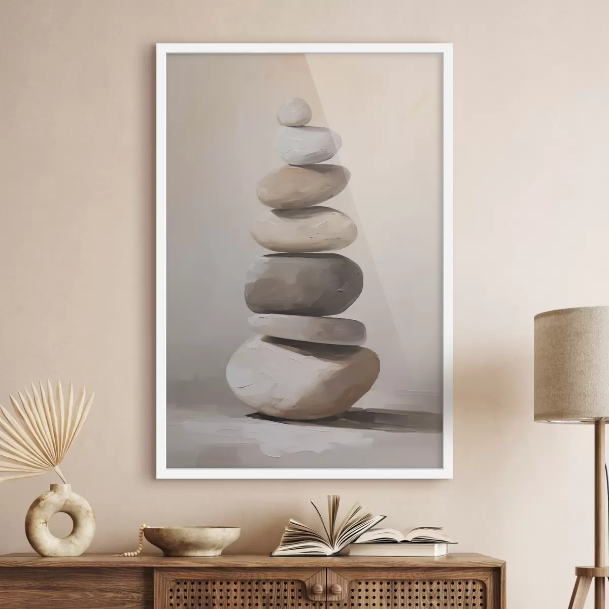 Poster Steine, Malereiimitation f50060