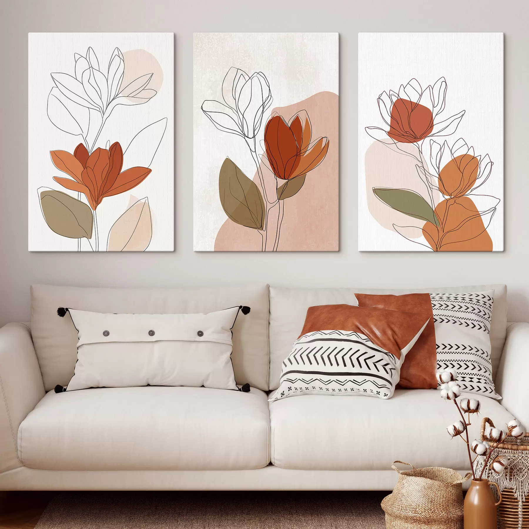 Wandbilder Zarte Magnolien m30795