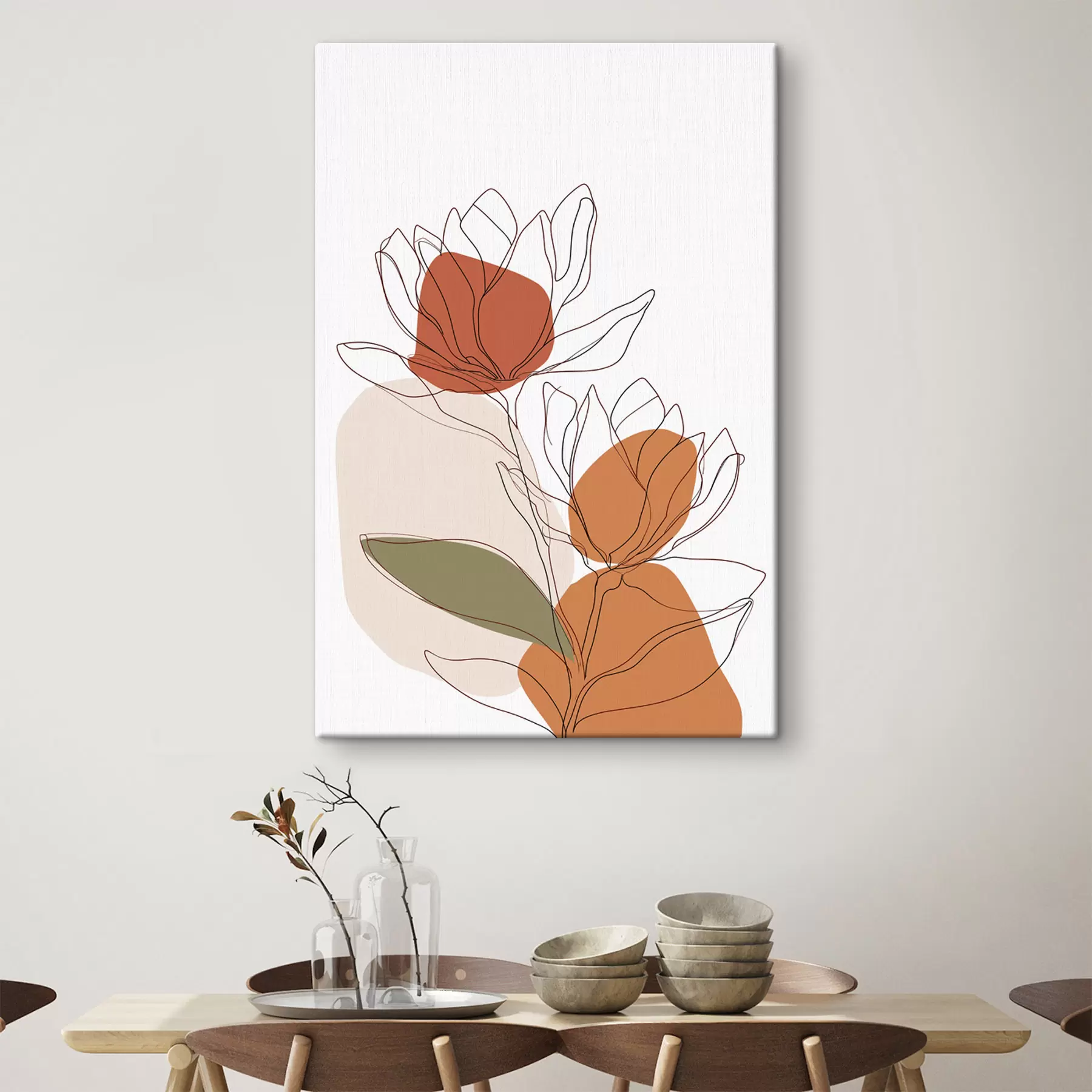 Wandbilder Botanisches Mosaik s50112