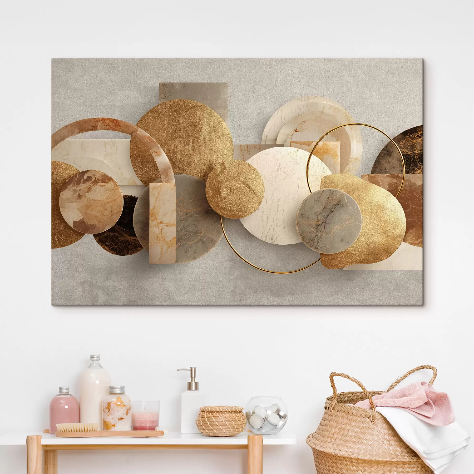 Wandbilder Marmor-Harmonie s50124