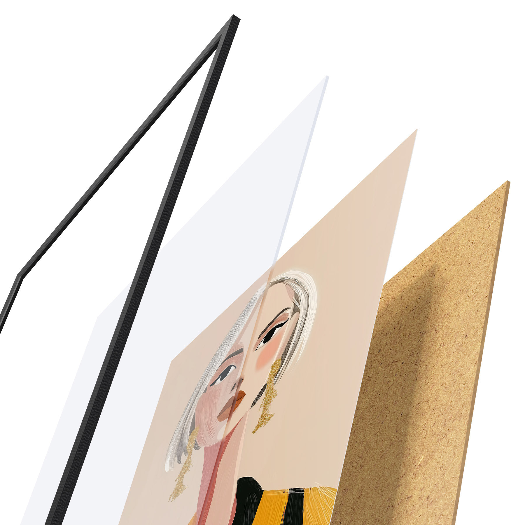 Poster Modernes Porträt f50096