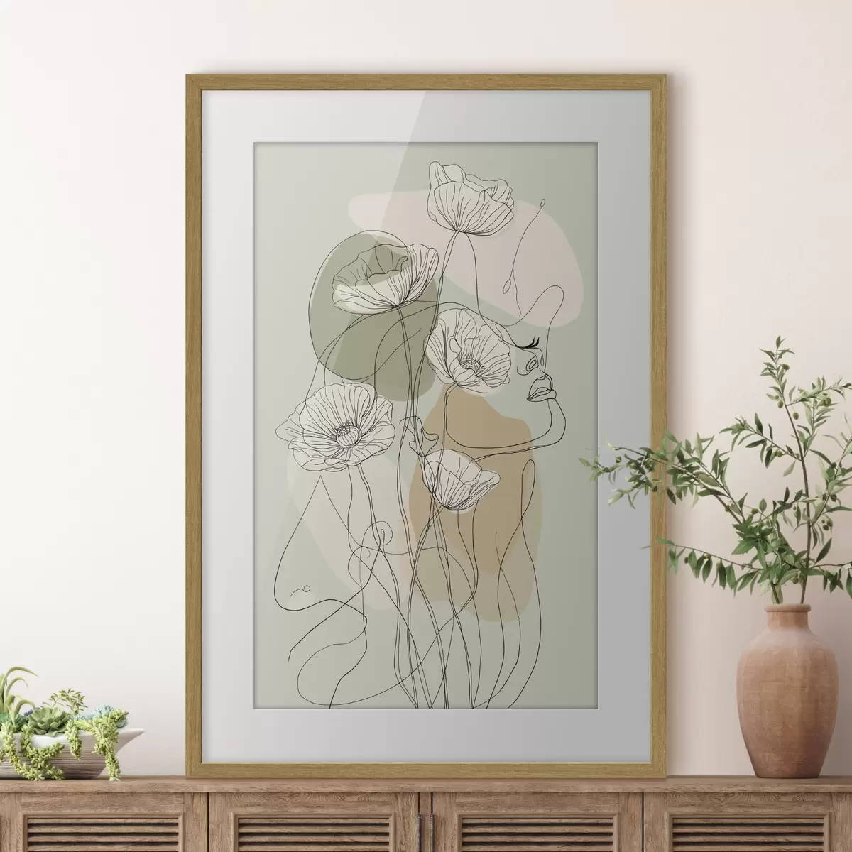 Poster Sanfte Blüte f50109