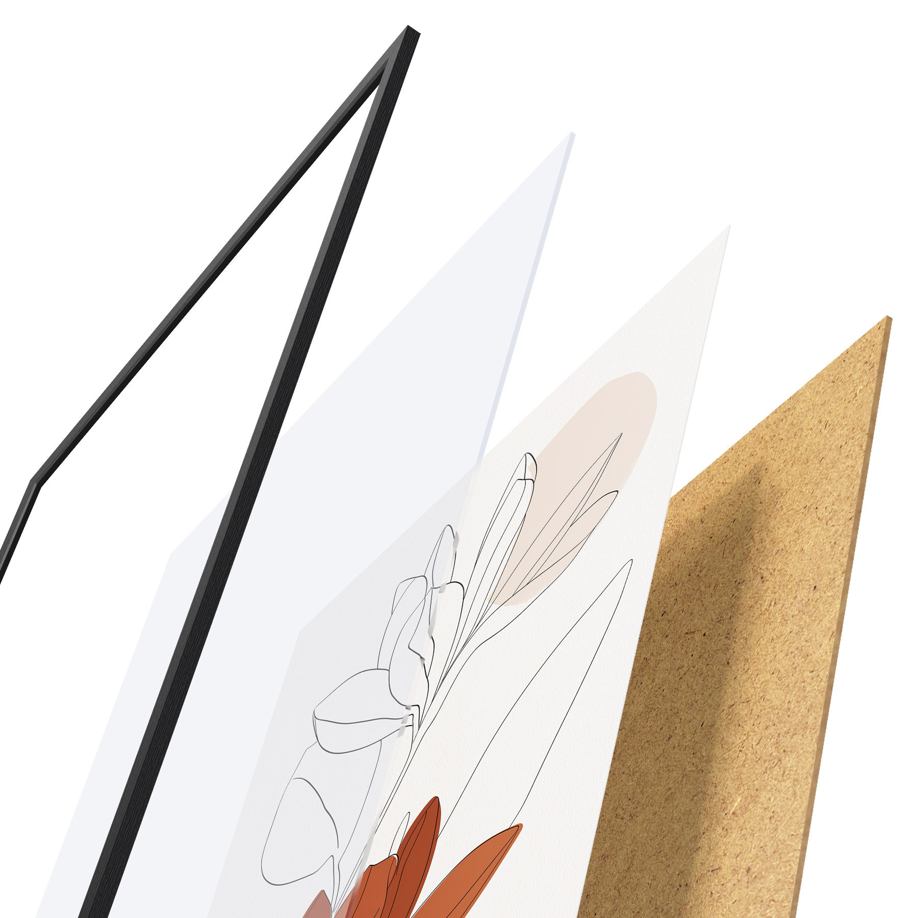Poster Zarte Blüte f50111