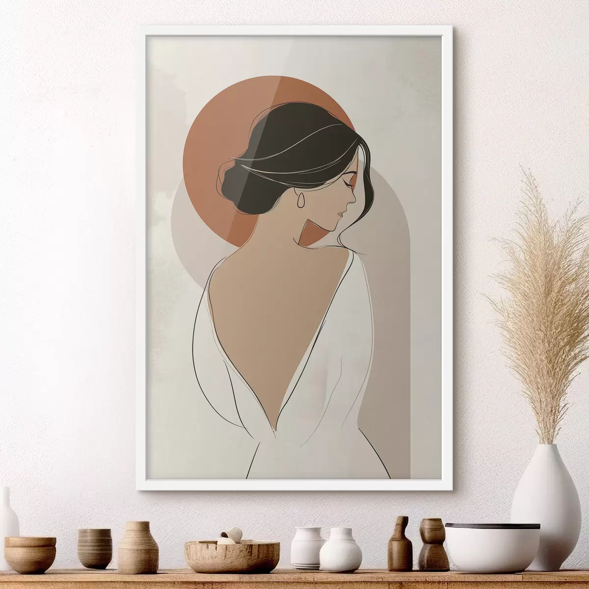 Poster Sanftes Profil f50121