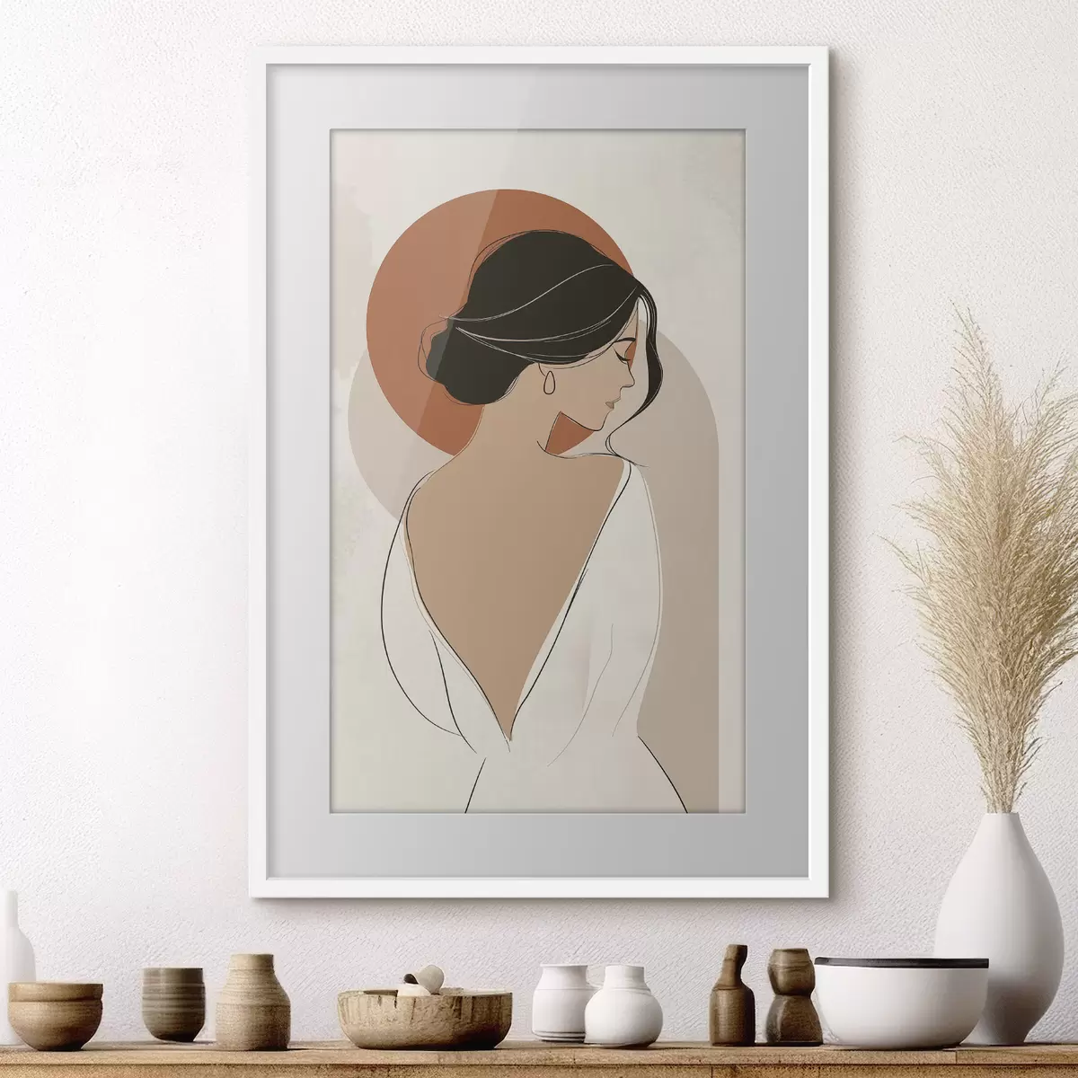 Poster Sanftes Profil f50121