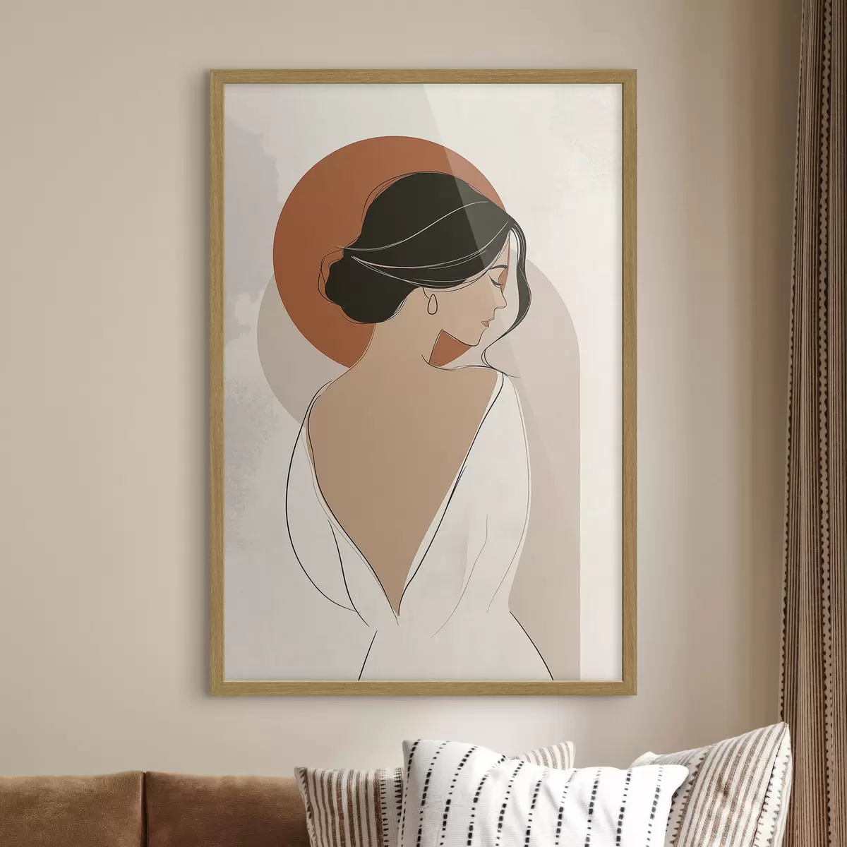 Poster Sanftes Profil f50121