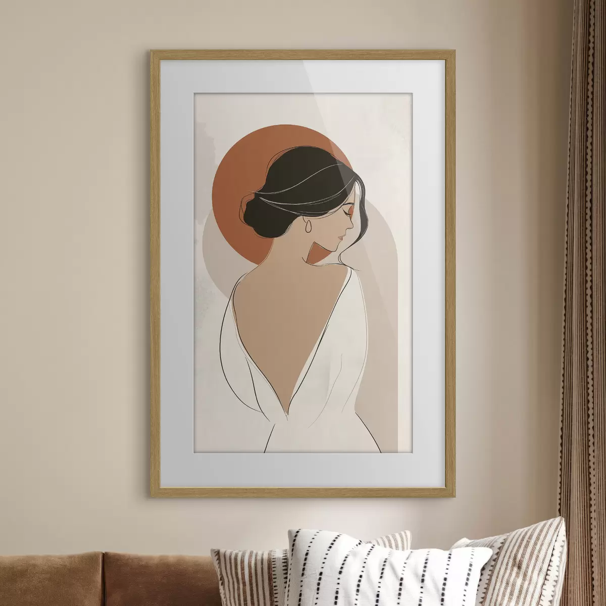Poster Sanftes Profil f50121