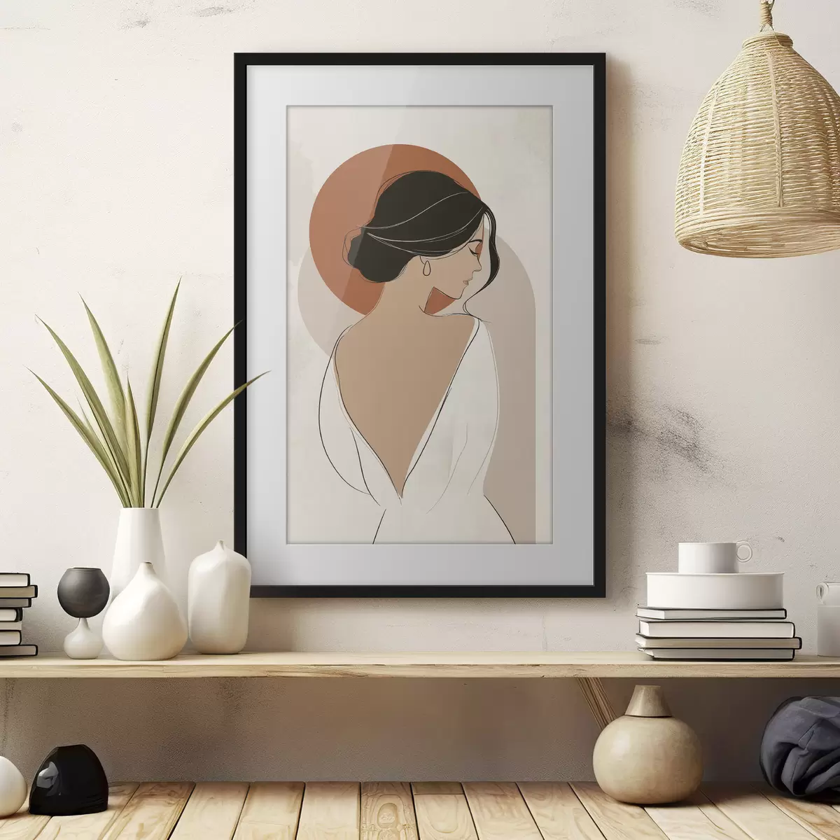 Poster Sanftes Profil f50121